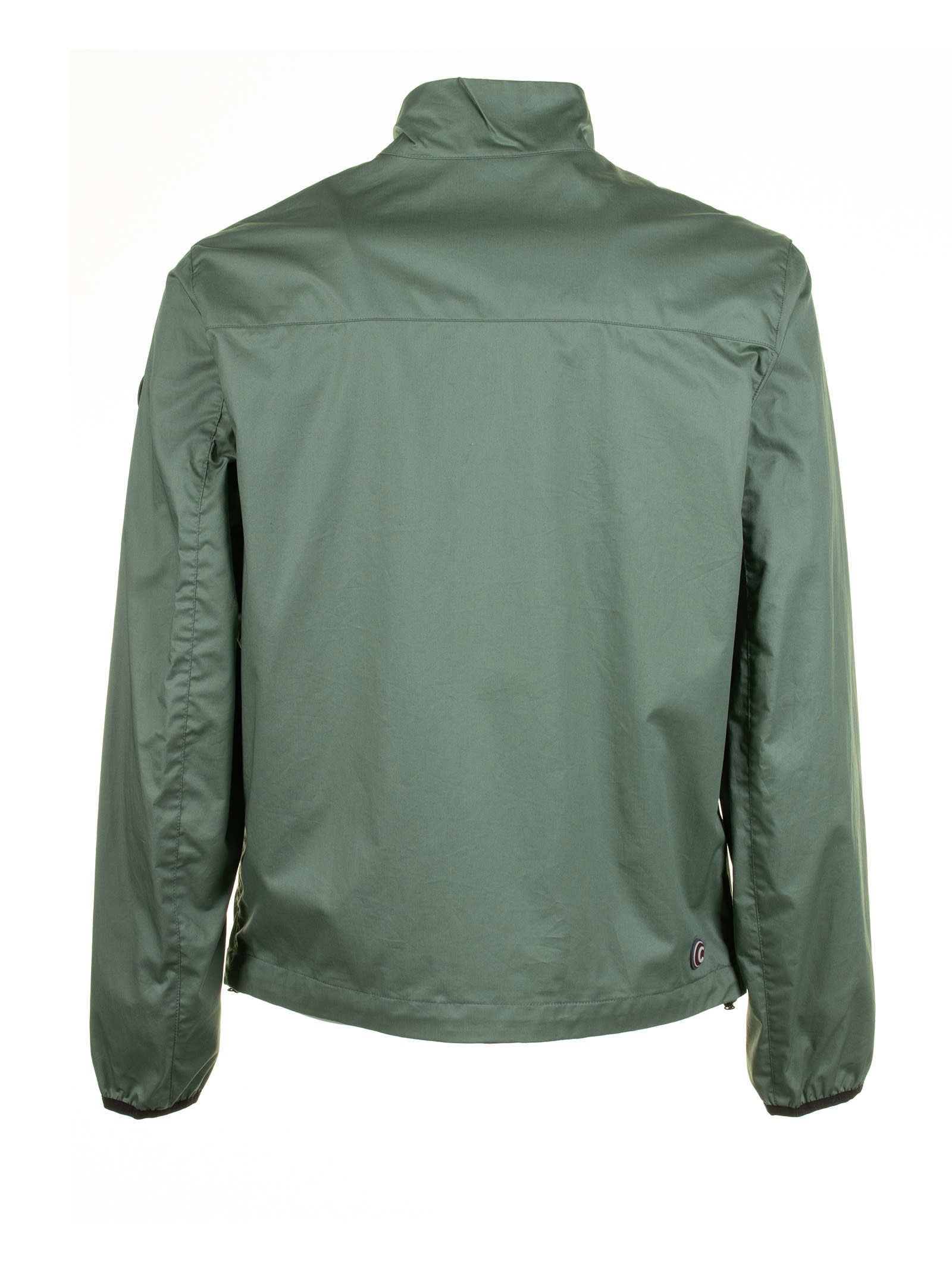 Shop Colmar Green Cotton Twill Jacket In Verde