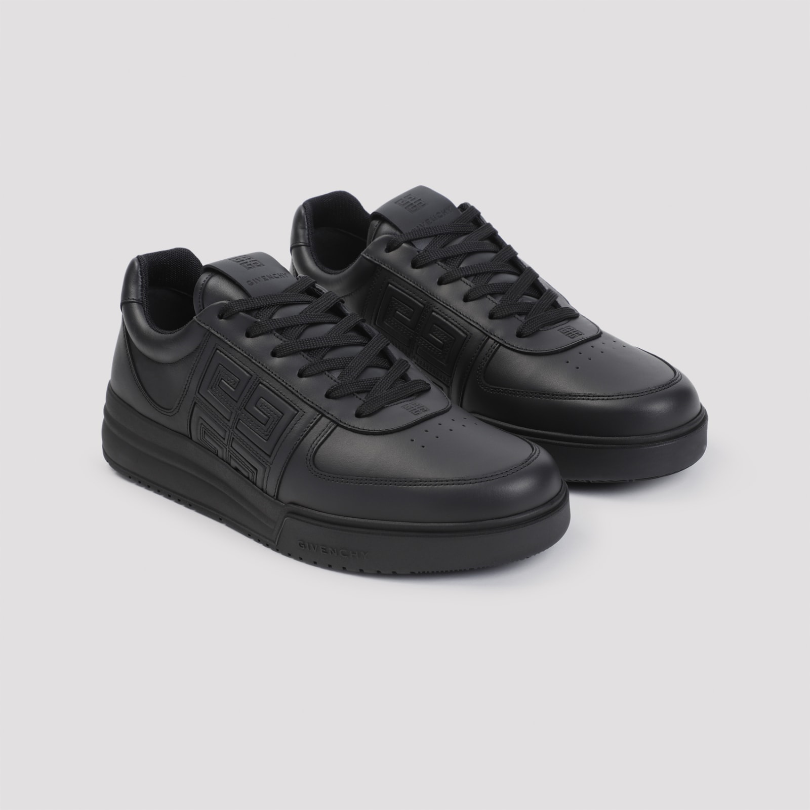 Shop Givenchy G4 Low-top Sneakers In Black