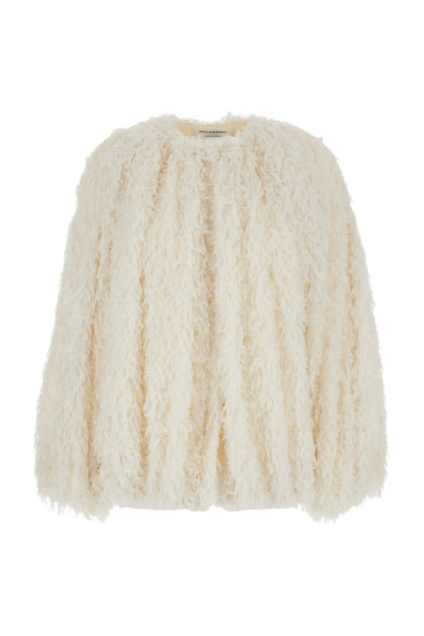 PHILOSOPHY DI LORENZO SERAFINI FLOATING JACQUARD JACKET