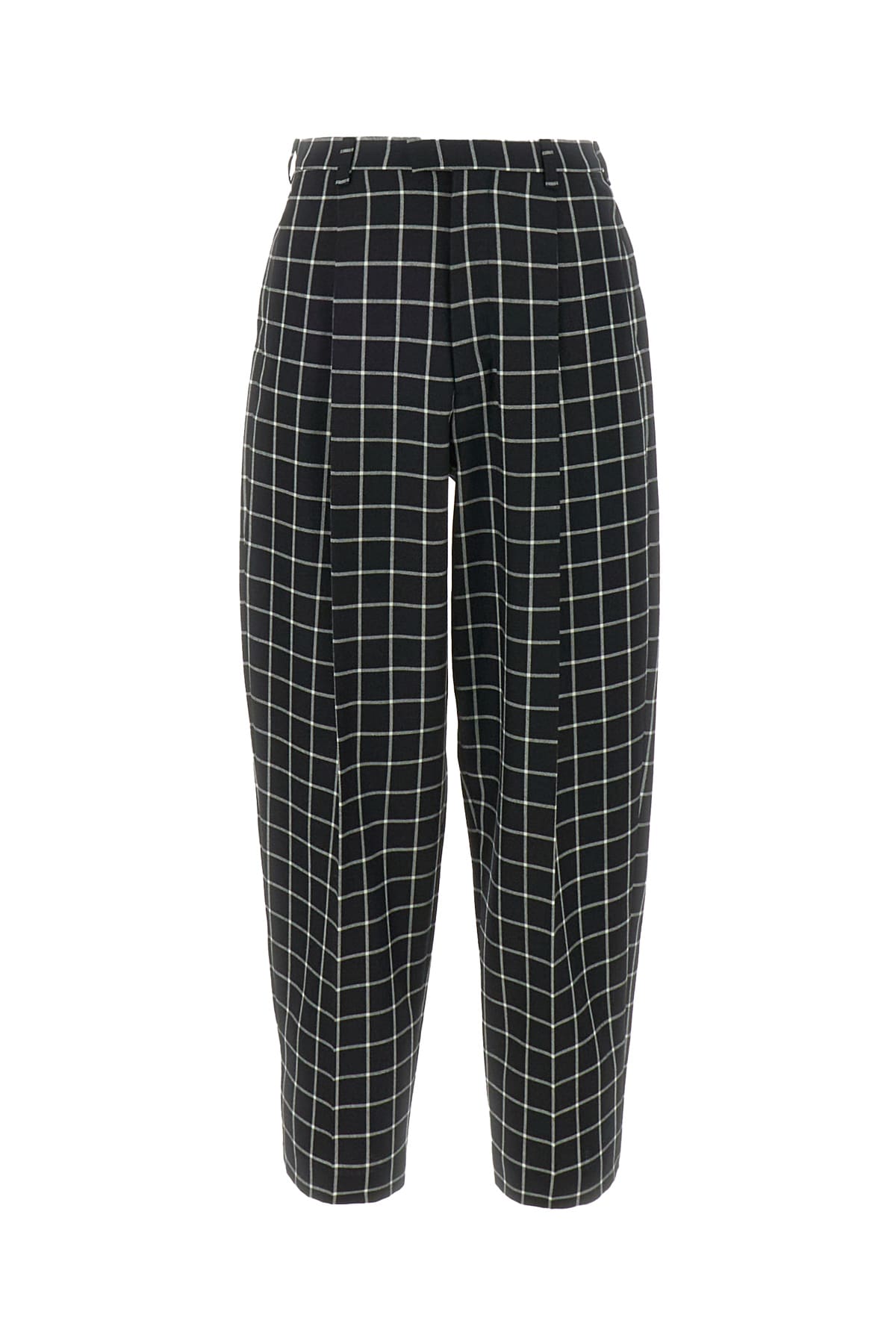 MARNI EMBROIDERED WOOL PANTS