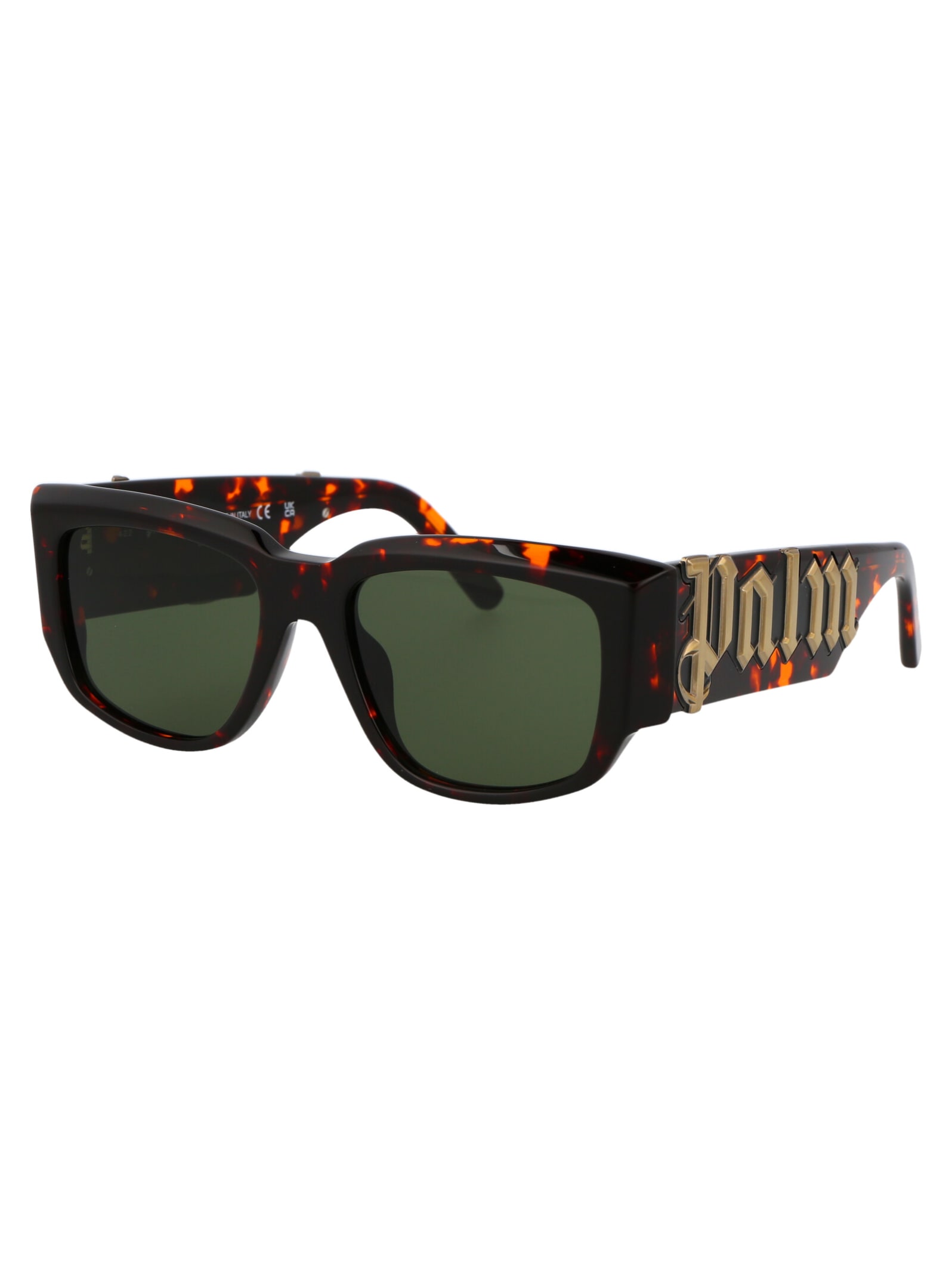 Shop Palm Angels Laguna Sunglasses In 6055 Dark Havana