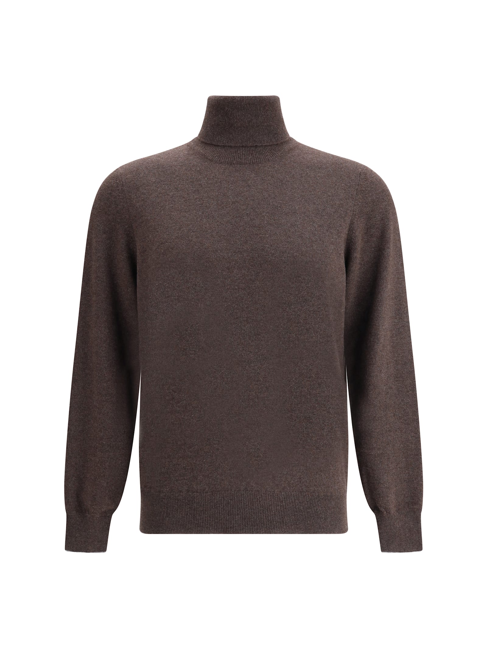 Brunello Cucinelli Turtleneck Sweater In Brown