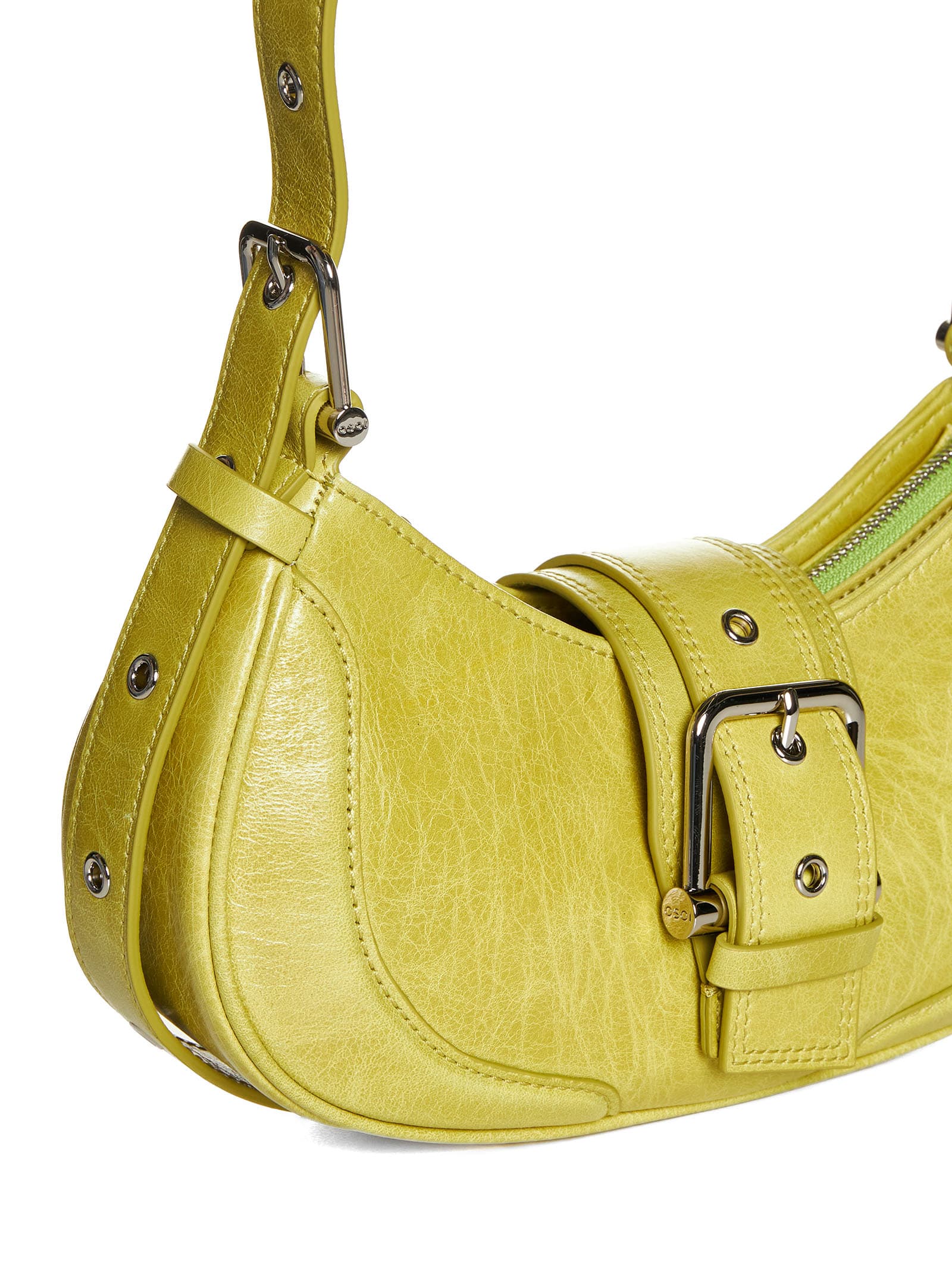 Shop Osoi Shoulder Bag In Yellow Green