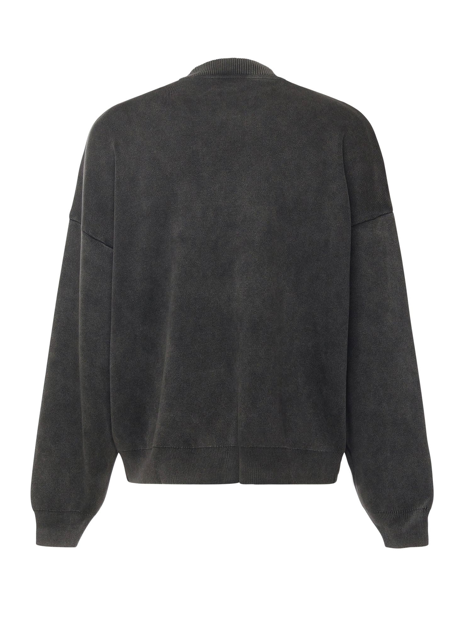 Represent Logo-embroidered Crew-neck Sweatshirt In Gray