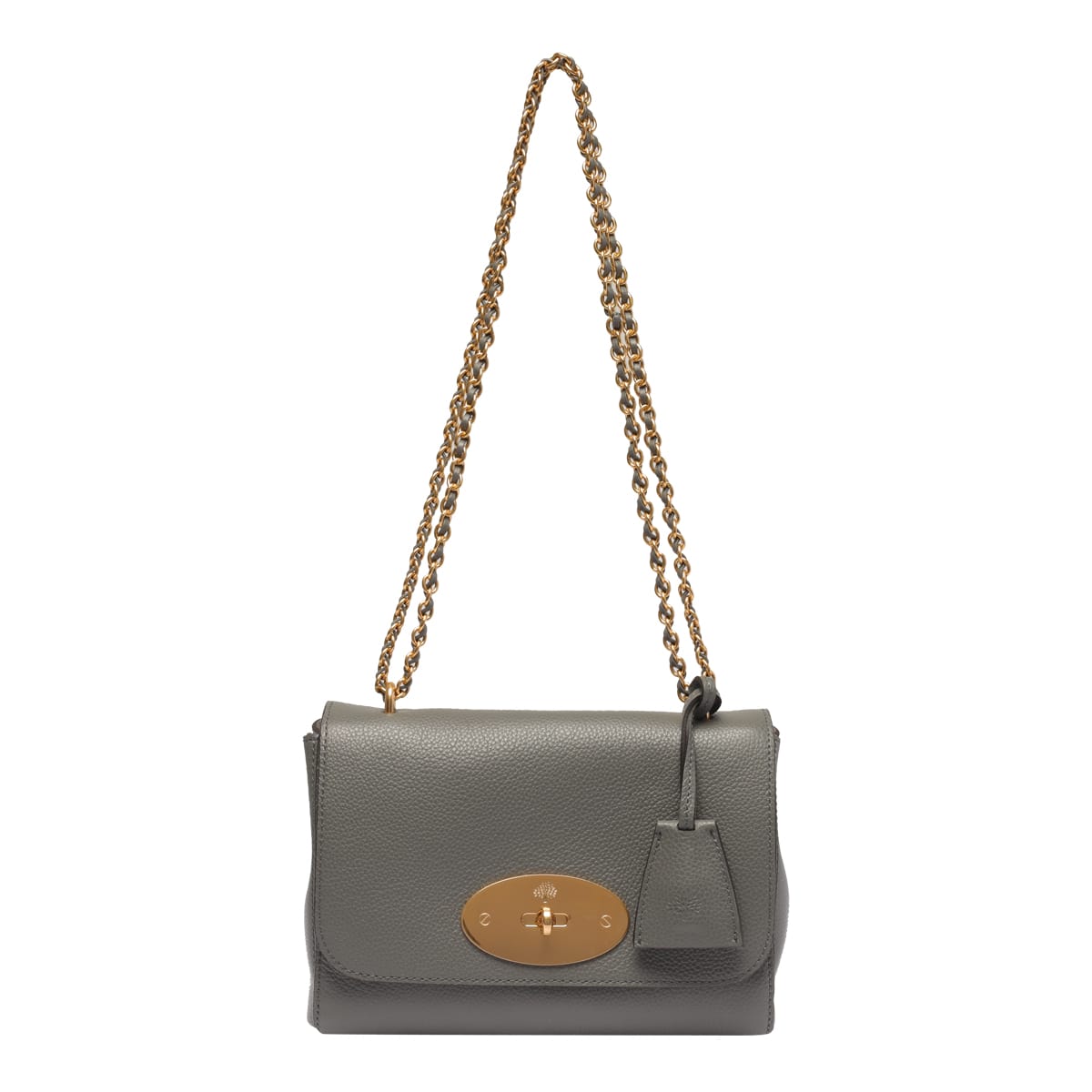Shop Mulberry Small Lily Shoulder Bag In Grey