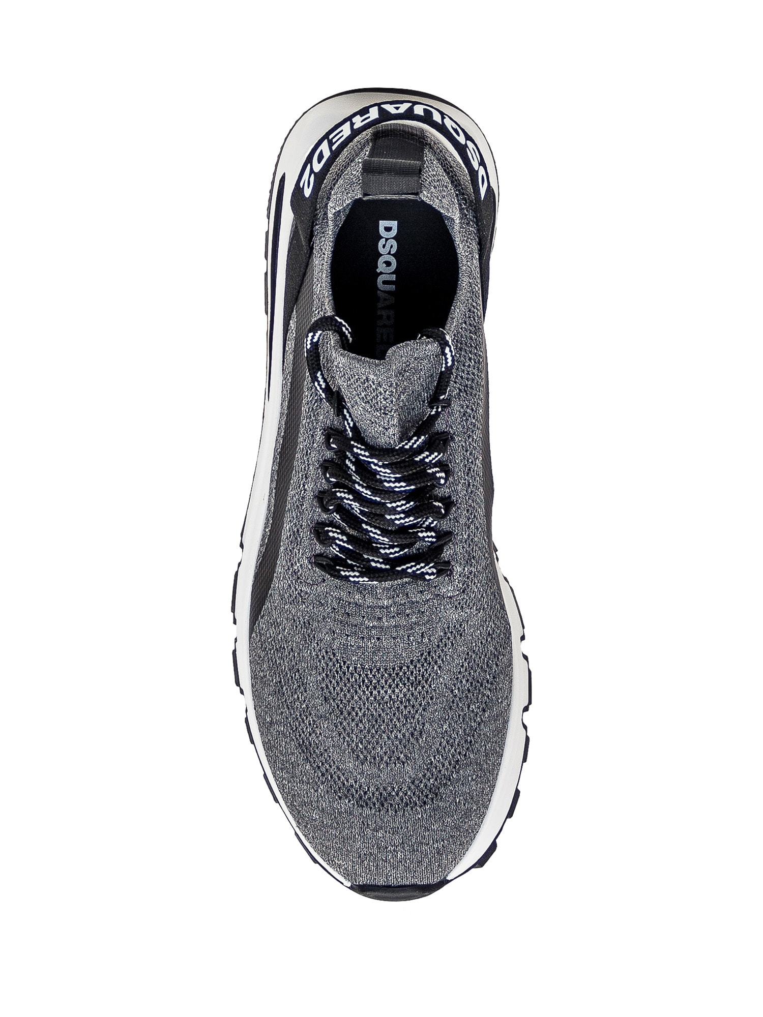 Shop Dsquared2 Run Ds2 Sneaker In Grigio+nero