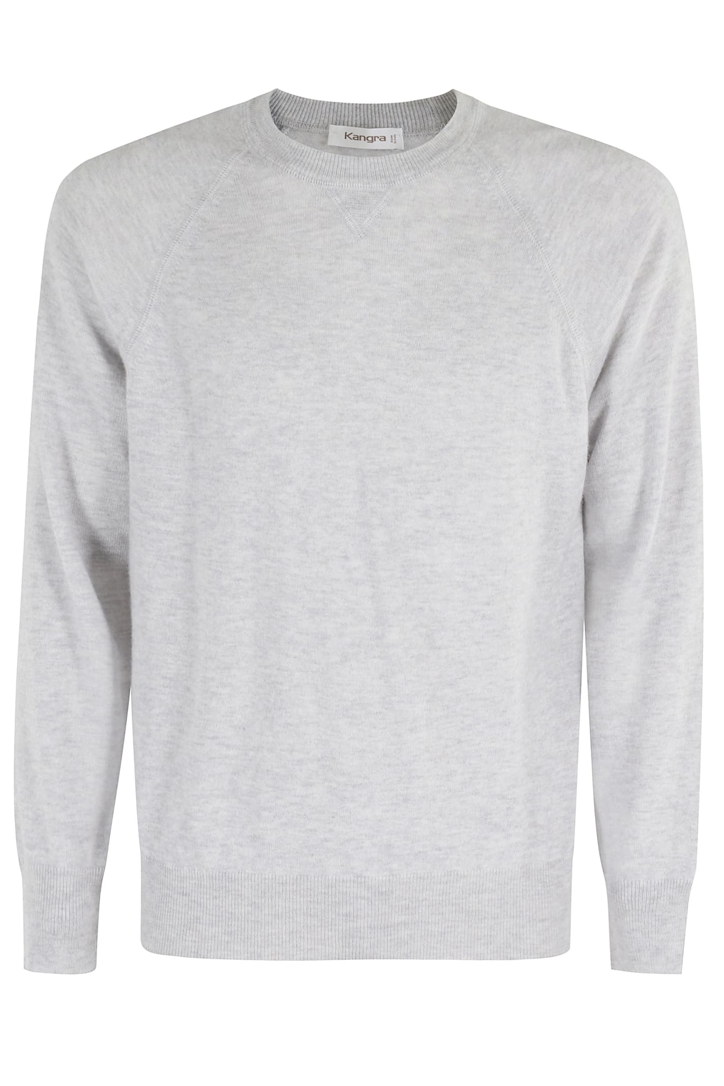Kangra Cashmere Felpa Girocollo In Gray