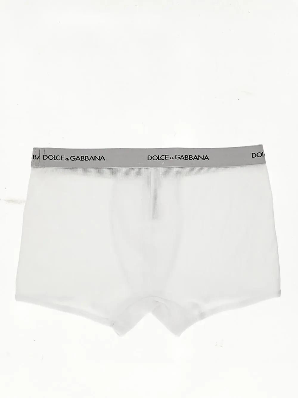 Dolce & Gabbana Regular Boxer In Optic White