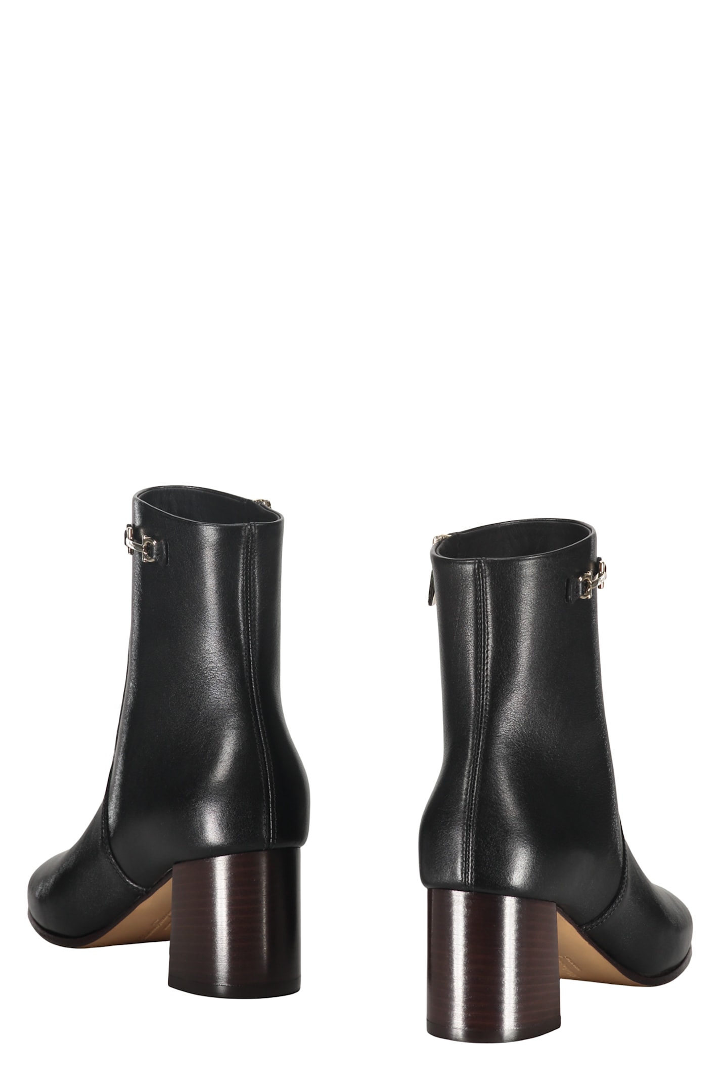 Ferragamo Otello Buckle-detail Ankle Boots In Multi