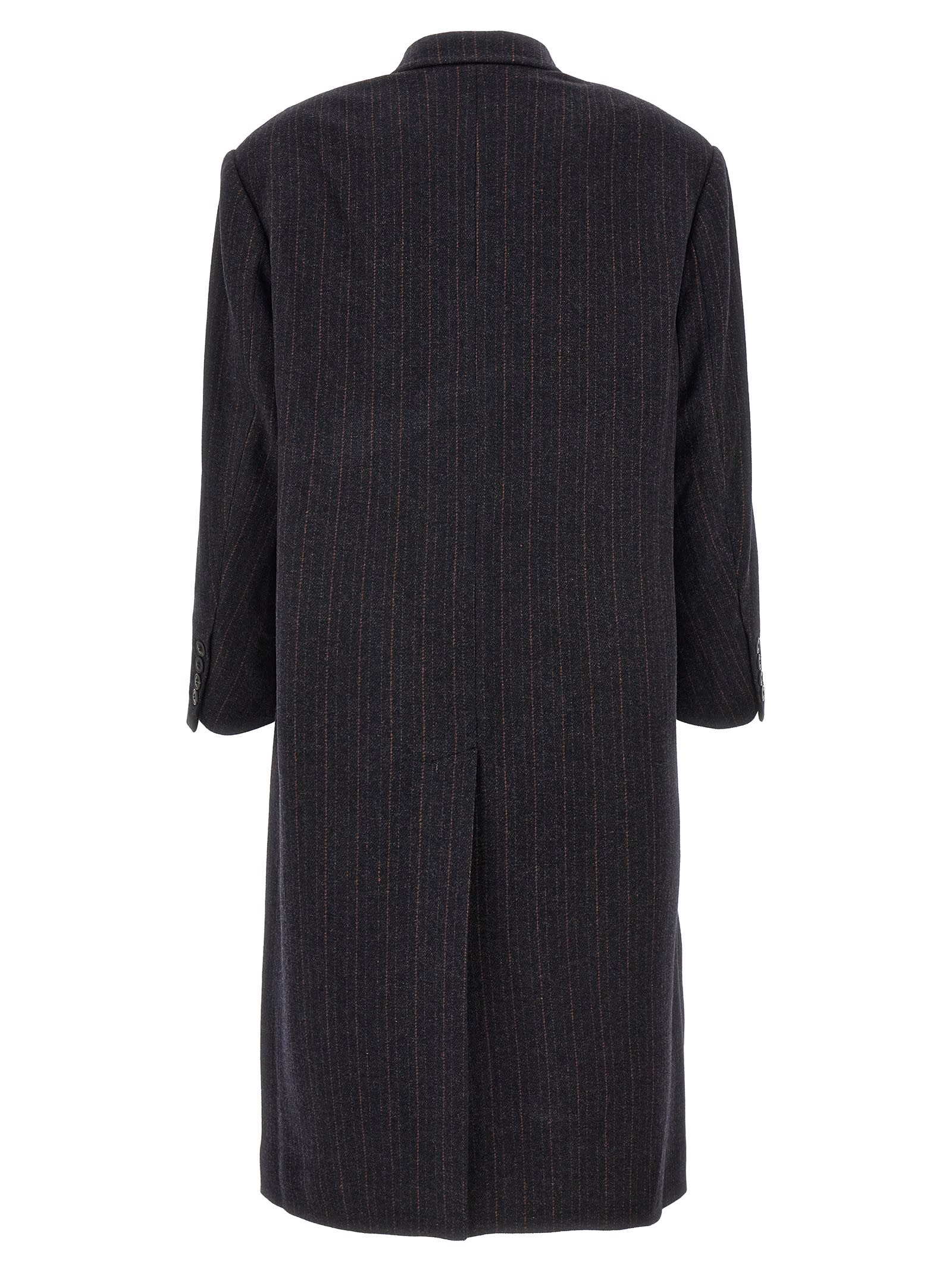 Shop Marant Etoile Lexana Coat In Blue