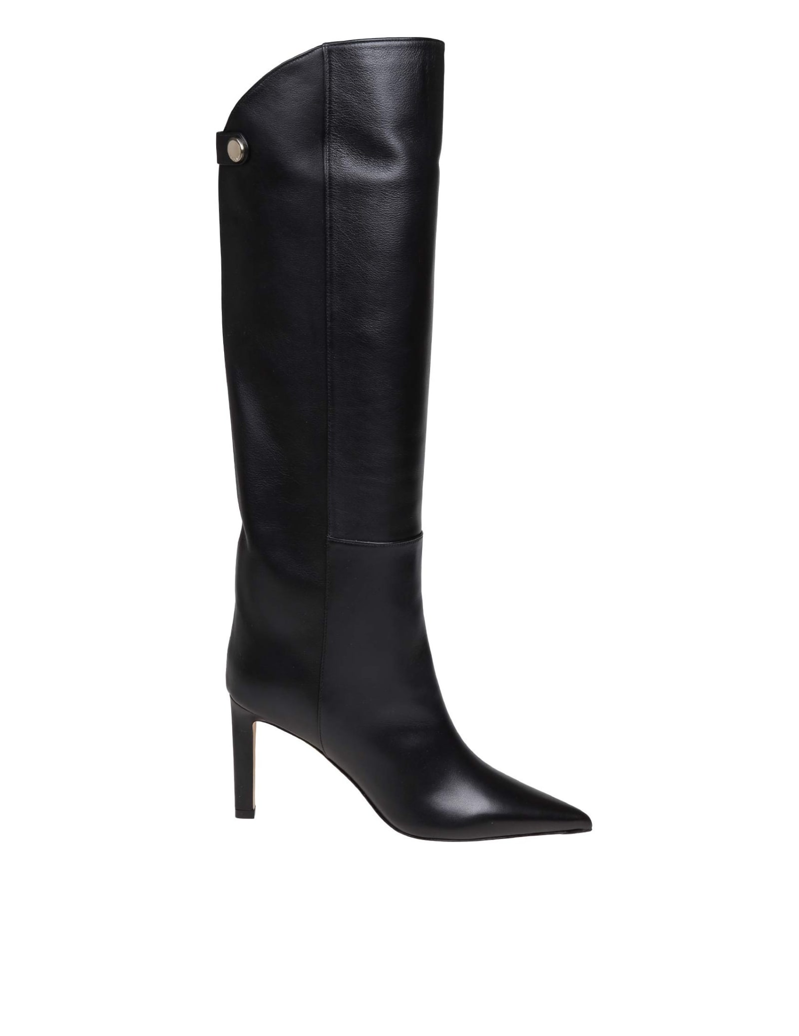 Shop Jimmy Choo Alizze Ks 85 Boot In Black Leather