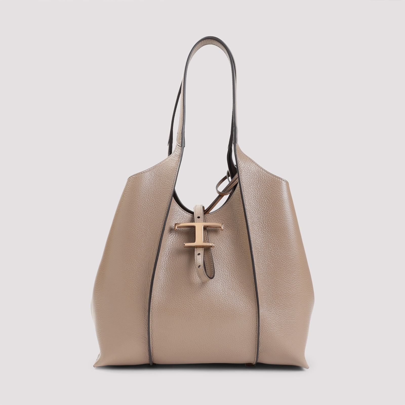Tod's T Timeless Shopping Small Bag In Nude
