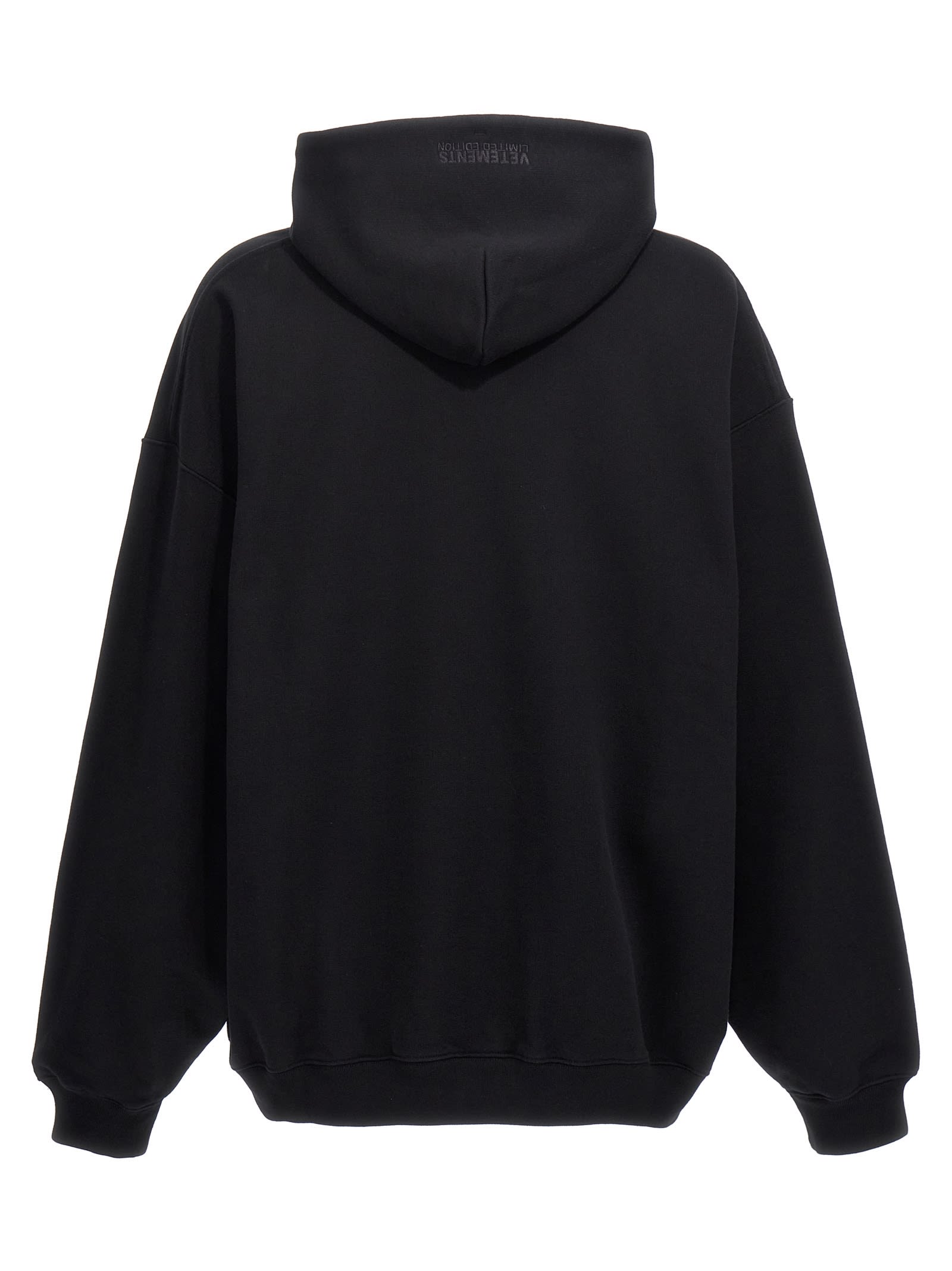 Shop Vetements Spolied By God Hoodie In Black