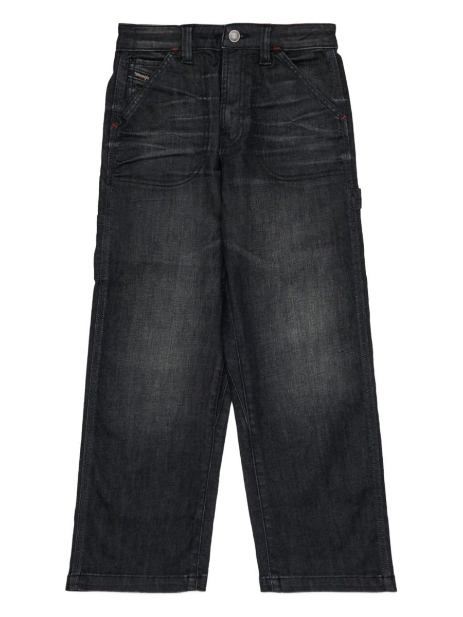 Diesel D-bart-j Jeans In Black