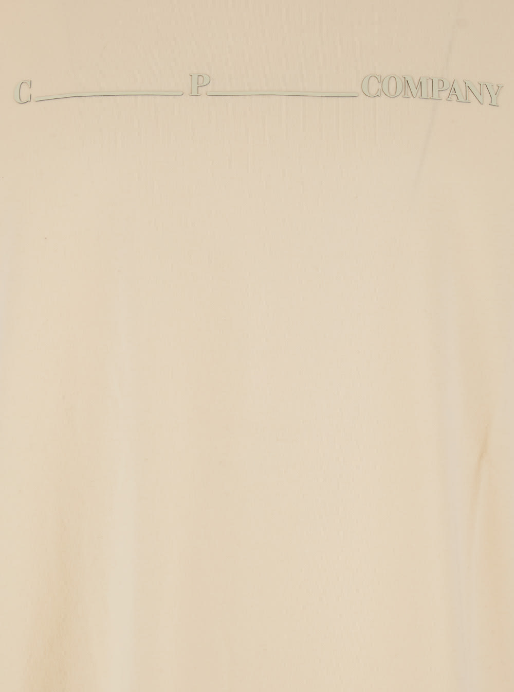 C.p. Company T-shirts Short Sleeve In Jersey 30/1 In Neutral