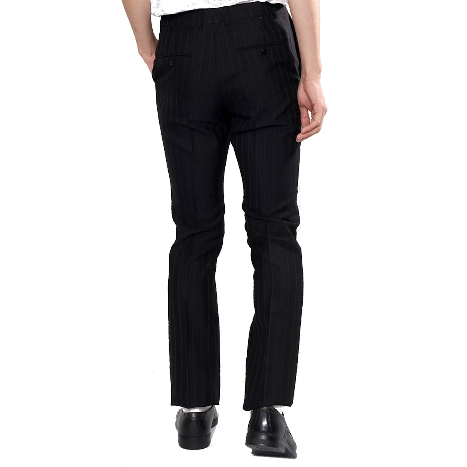 Celine Belt-loop Casual Pants In Black