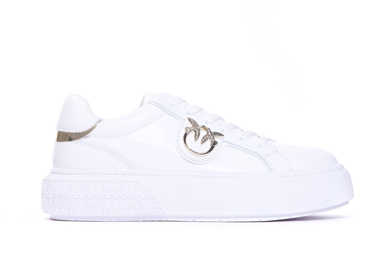 Shop Pinko Yoko Sneakers In White