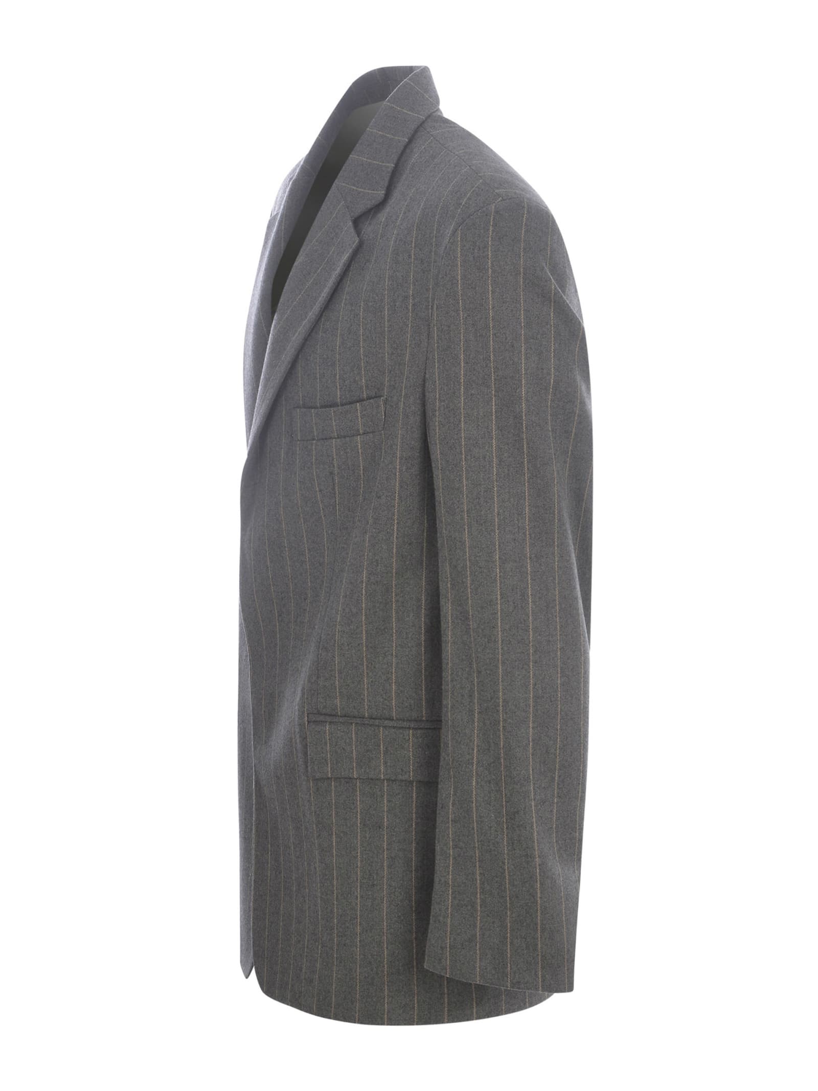 FAMILY FIRST MILANO SINGLE-BREASTED JACKET FAMILY FIRST IN WOOL BLEND 