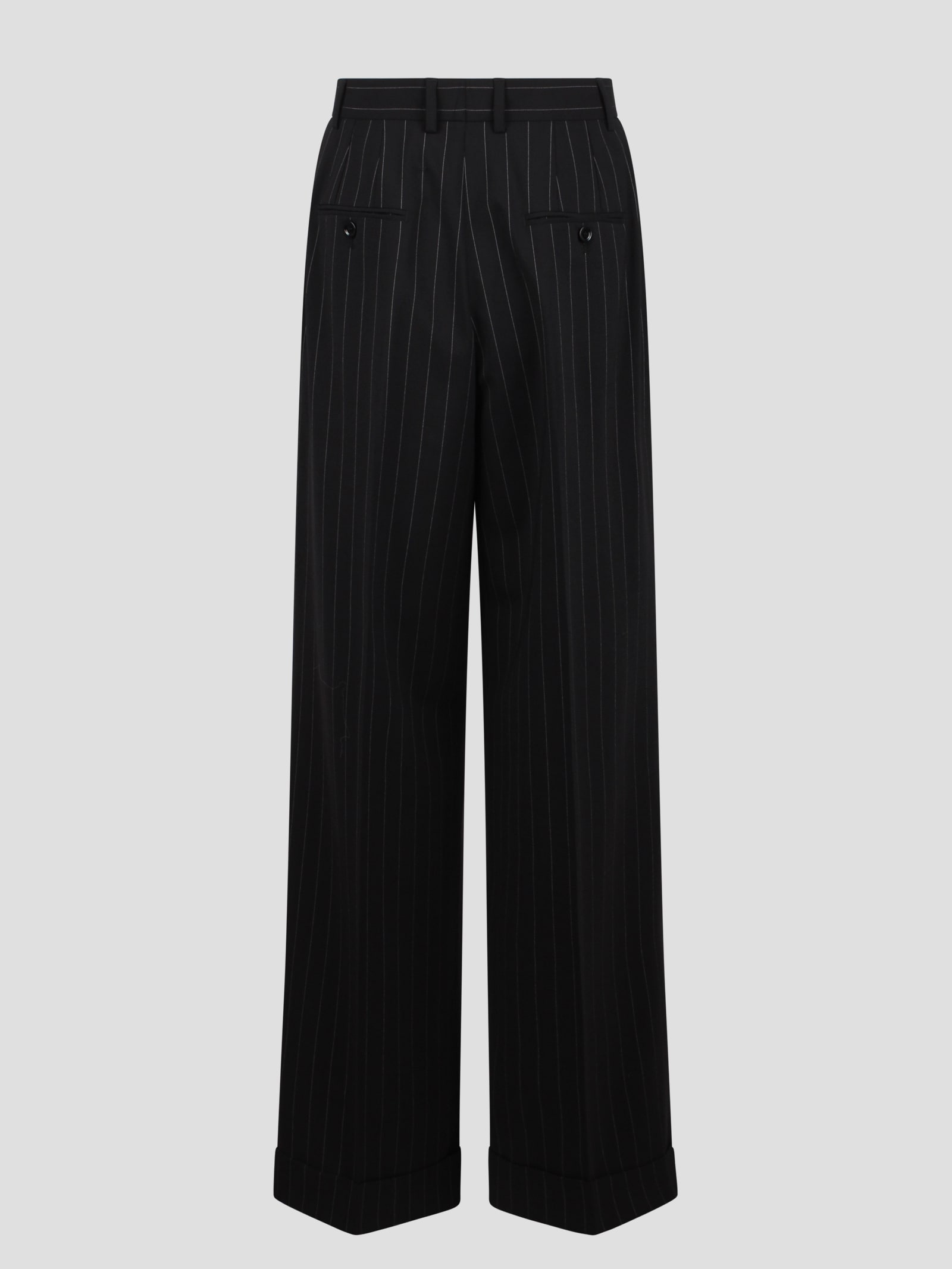 Shop Dolce & Gabbana Pinstriped Trousers