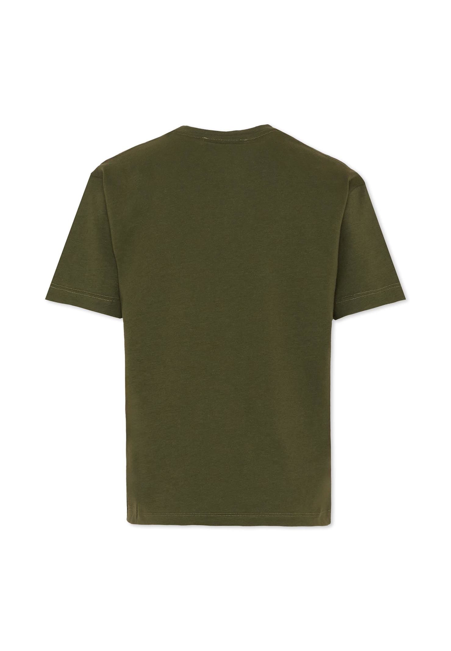 Msgm Green T-shirt For Boy With Logo In Green