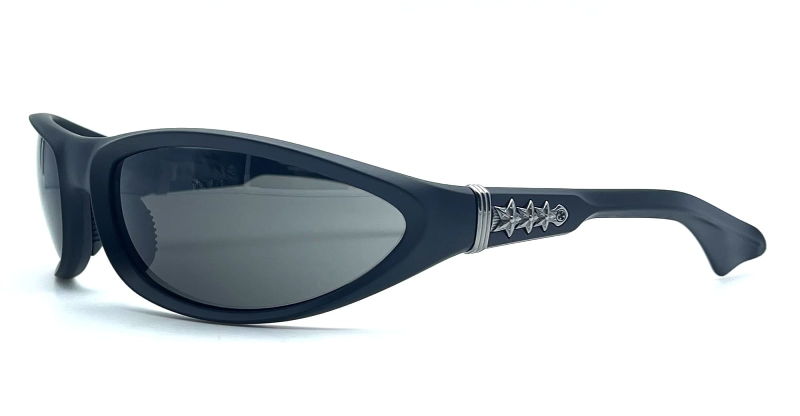 Shop Chrome Hearts Spreader - Matte Black Sunglasses In Black Matte