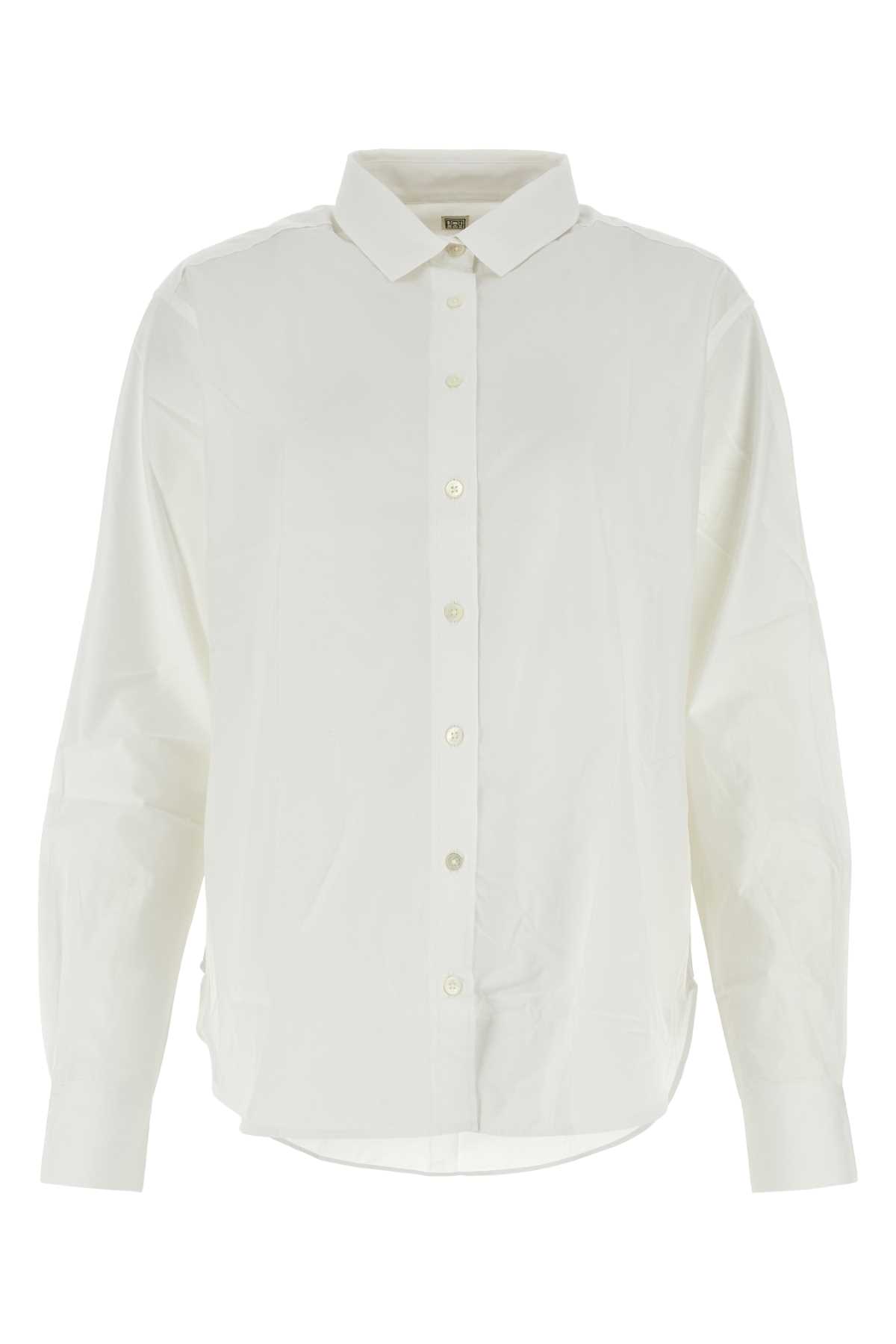 Totême White Poplin Shirt