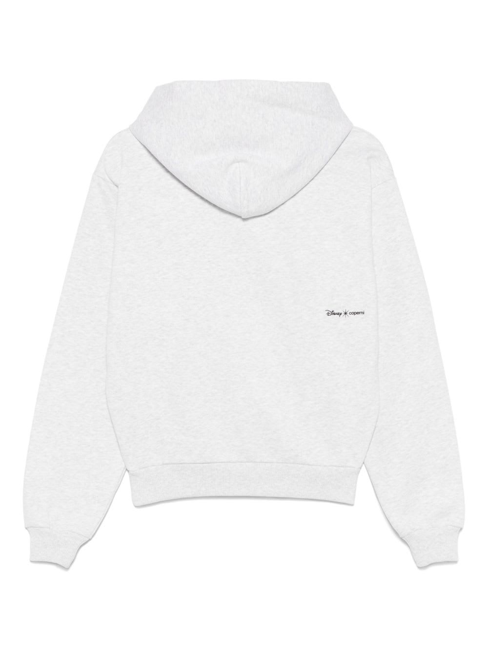 Coperni Just One Byte Cotton Hoodie In White