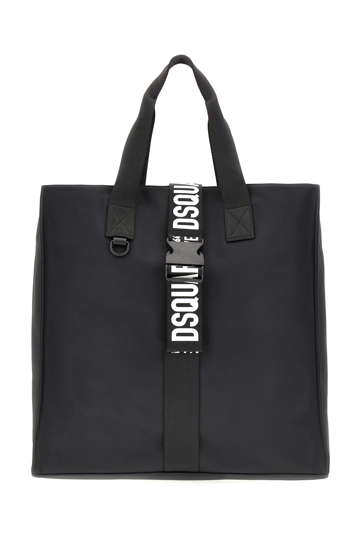 Black Fabric Shopping Bag