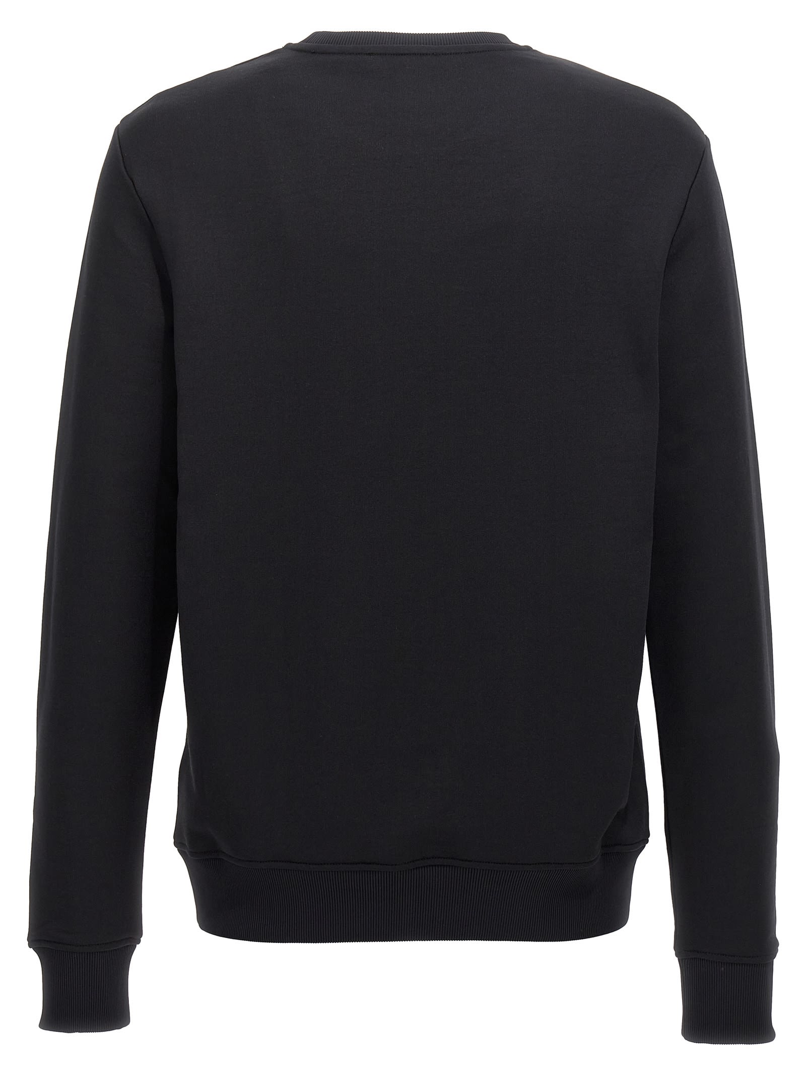 Shop Balmain Silver  Vintage Sweatshirt In Black
