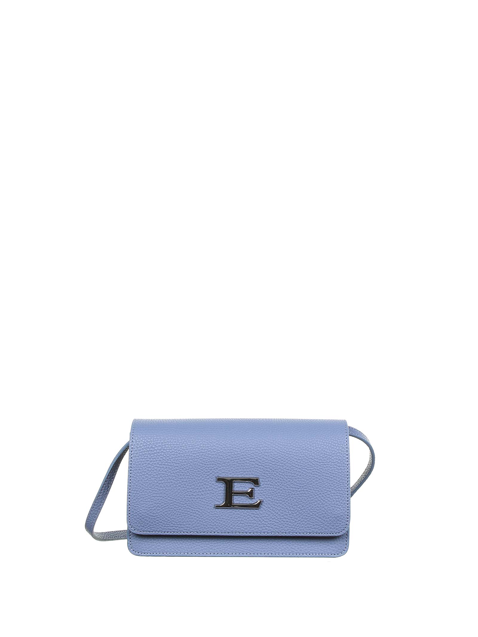 Ermanno Scervino Eba Light Blue Shoulder Bag In Azzurro