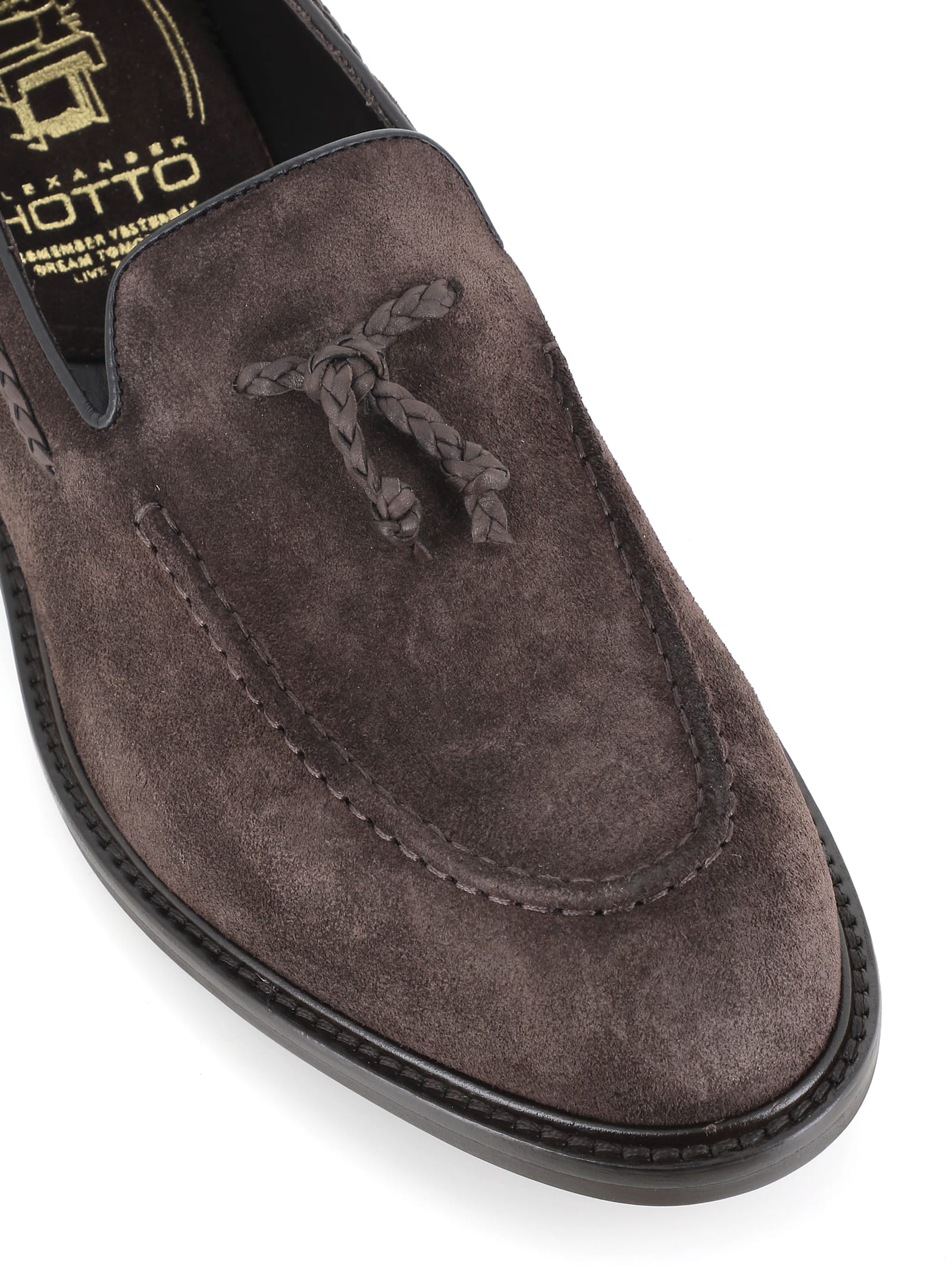 Alexander Hotto Loafer Tassel 68021 In Brown