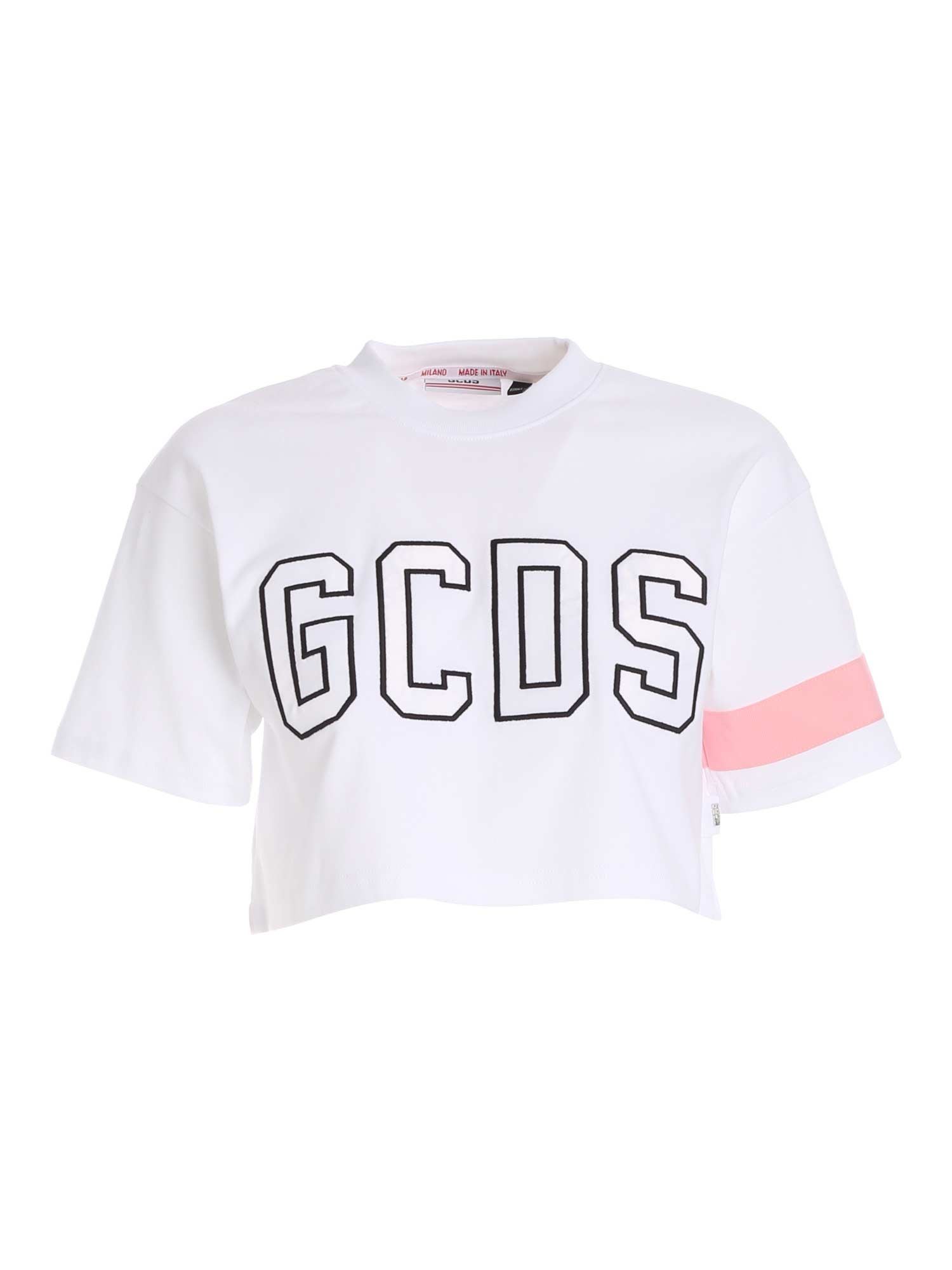 Gcds Logo Cropped T-shirt