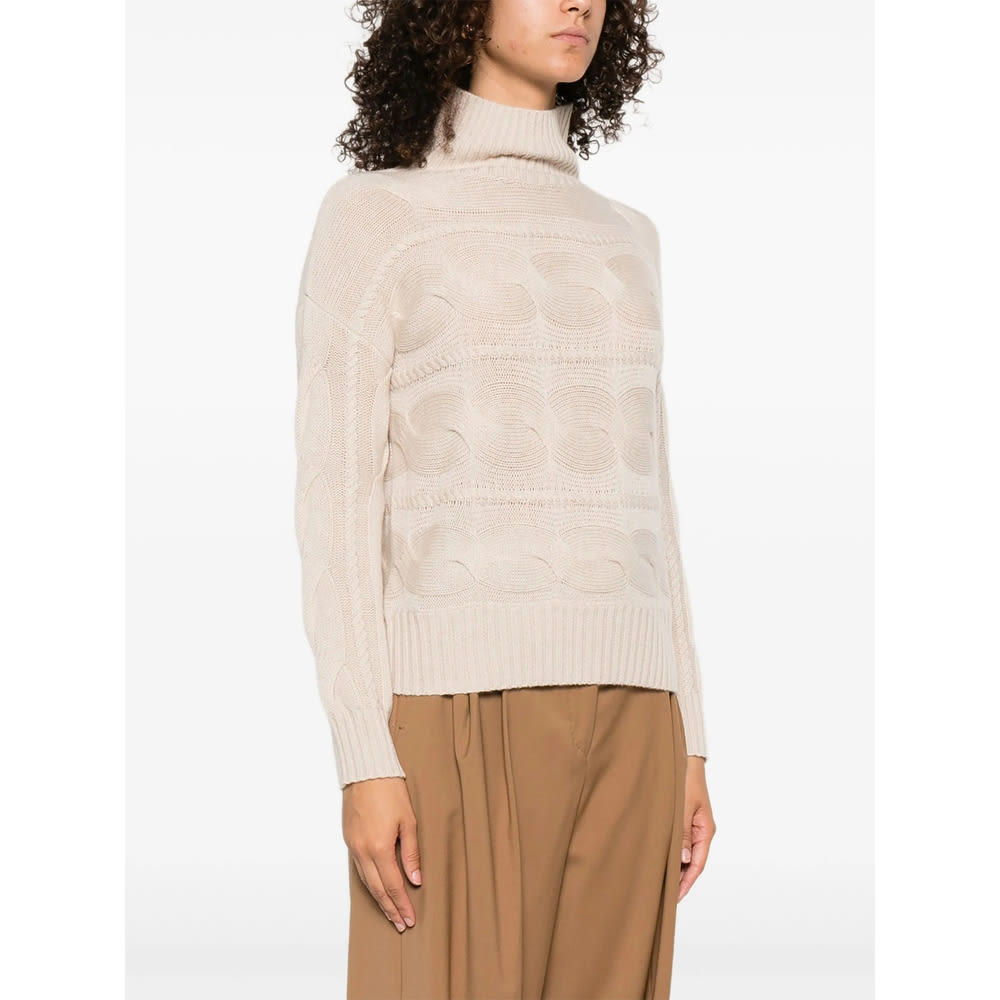 Max Mara Sweater In Neutral