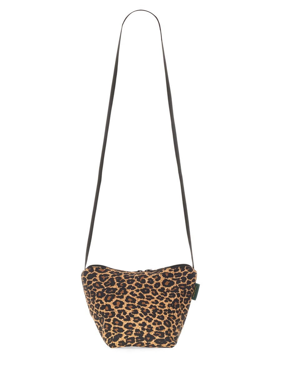 Shop Herve Chapelier Mini Bag With Animal Pattern In Animalier