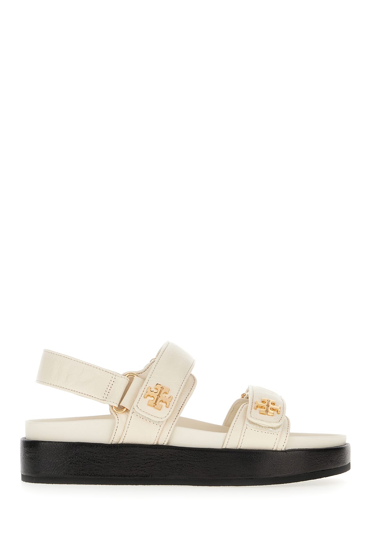 Shop Tory Burch Ivory Leather Kira Sandals In New Ivory