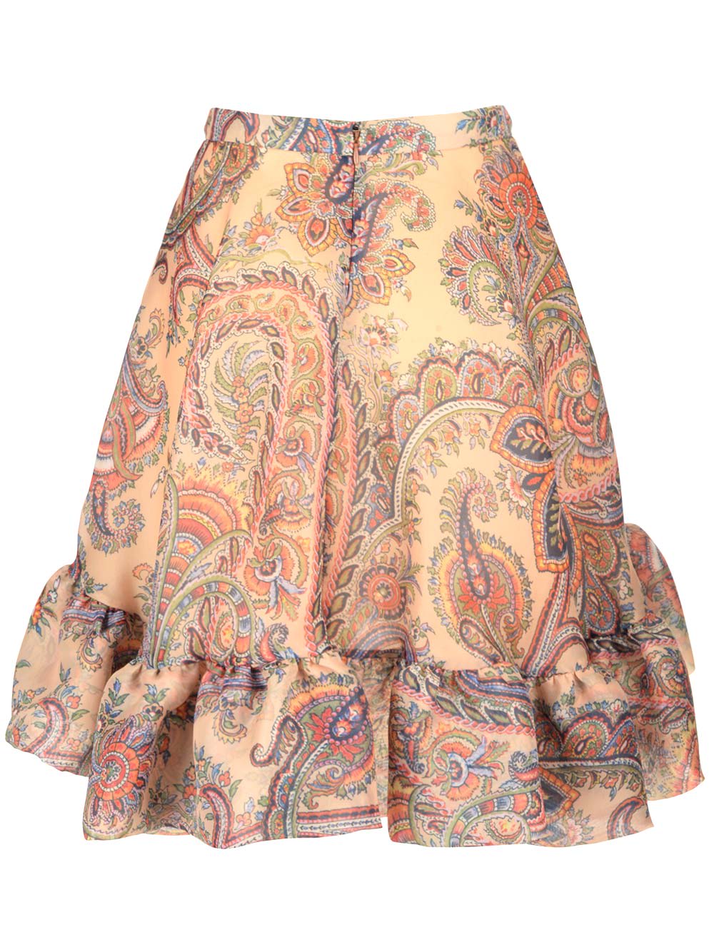 Shop Etro Paisley Print Mini Skirt