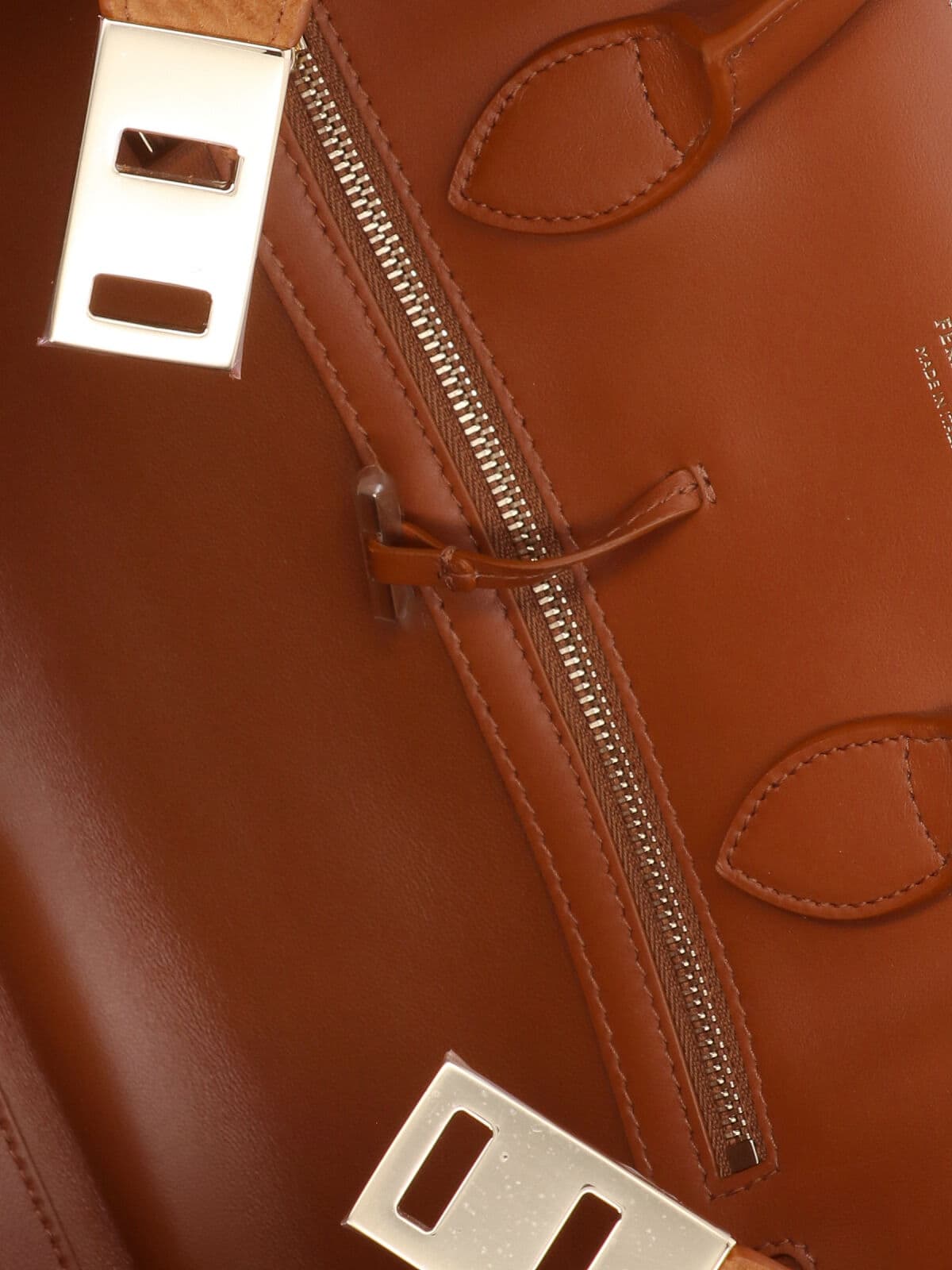 Ferragamo Medium Handbag Hug In Brown