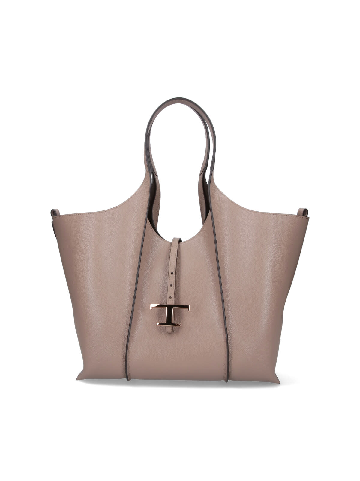 Tod's T-timeless Large Tote Bag In Brown
