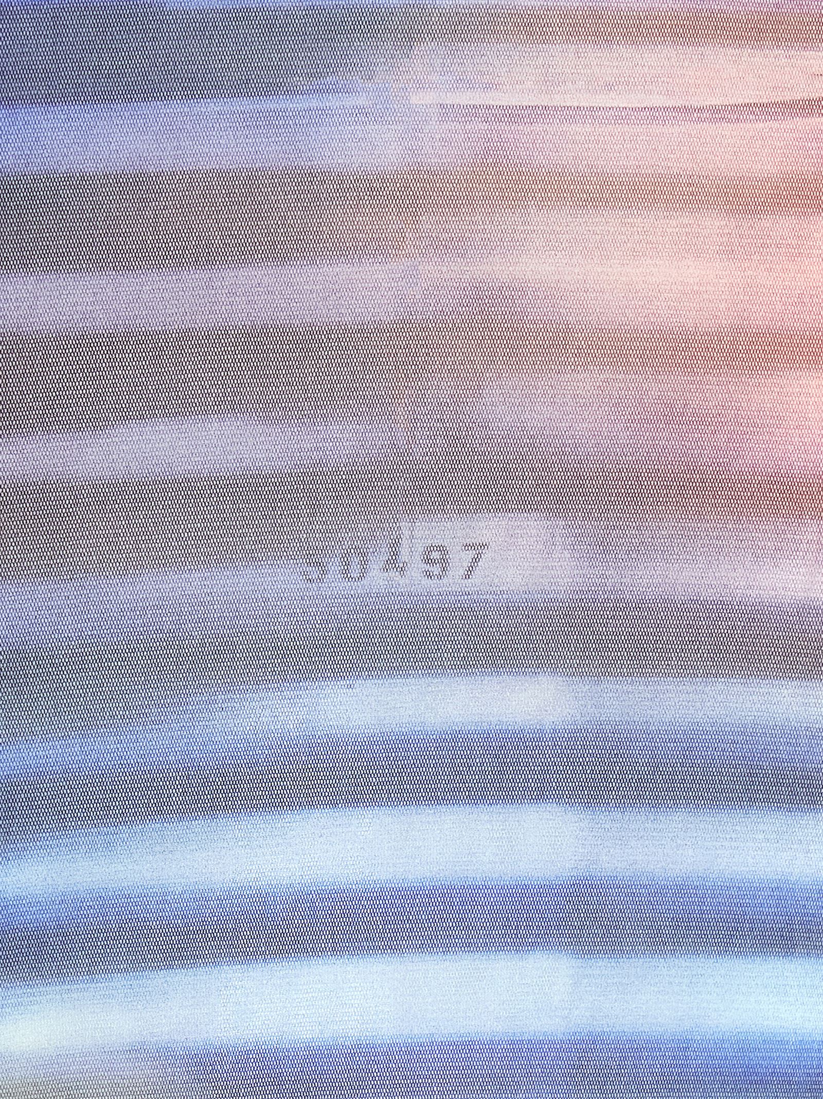 Jean Paul Gaultier Air Striped Tulle Maxi Dress In Blue