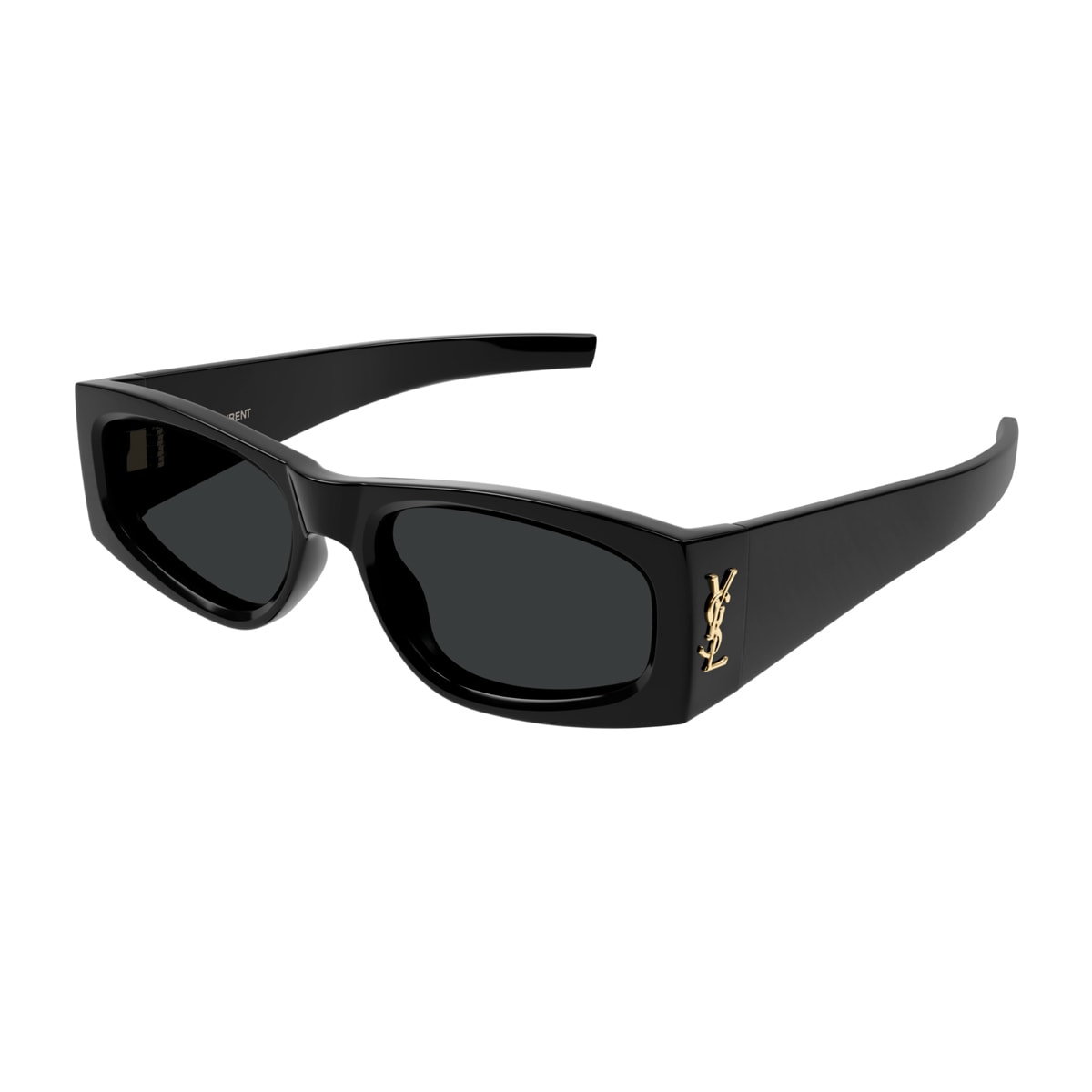 Saint Laurent Sl M140 Linea Monogram 001 Black Black Sunglasses In Black