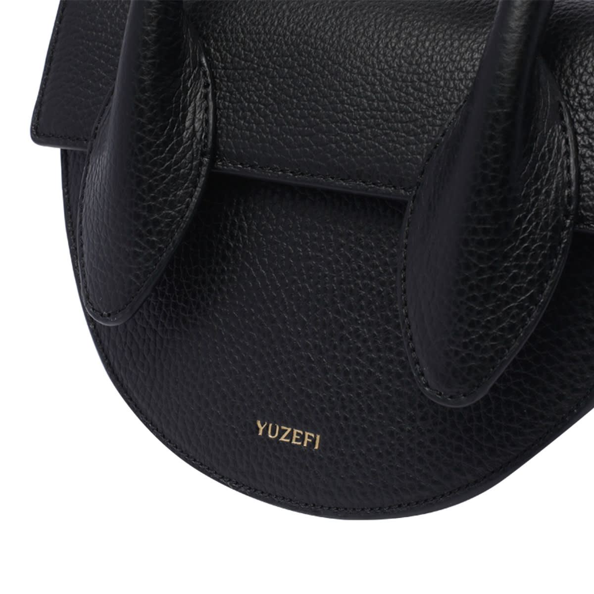 Shop Yuzefi Pretzel Bag In Black