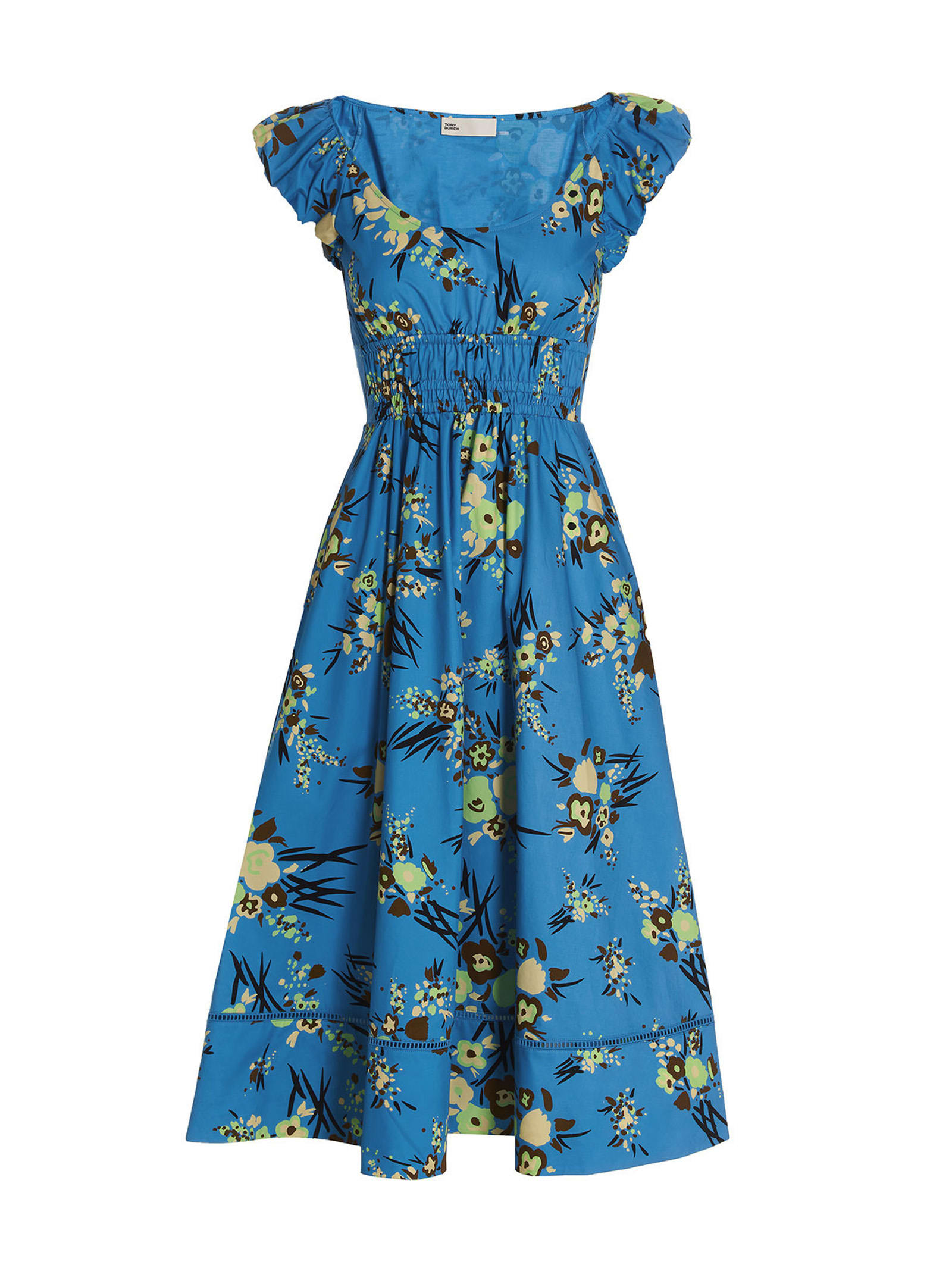 Tory Burch Drip Bouquet Dress In Multicolor | ModeSens