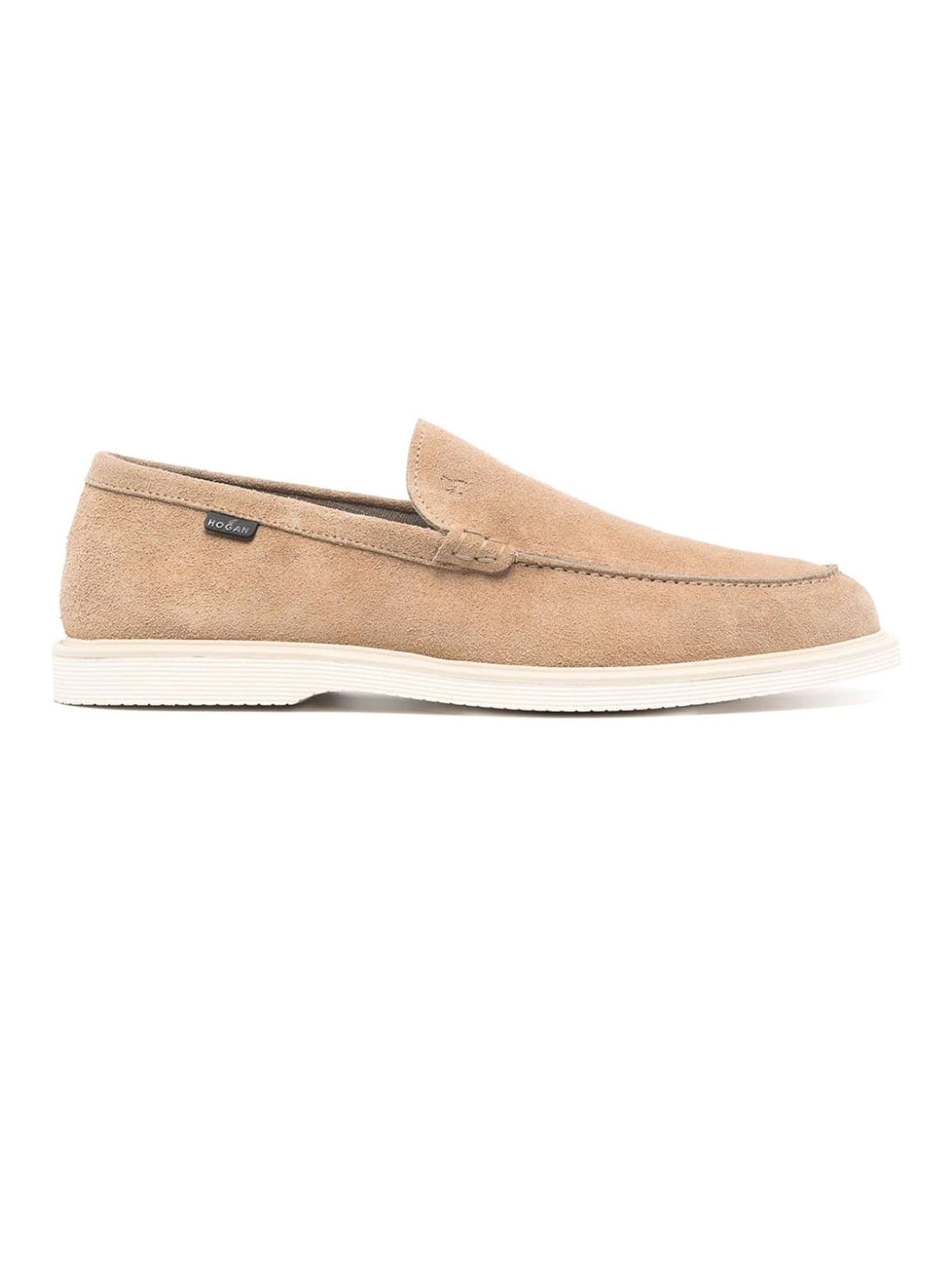 Shop Hogan Sneakers Beige