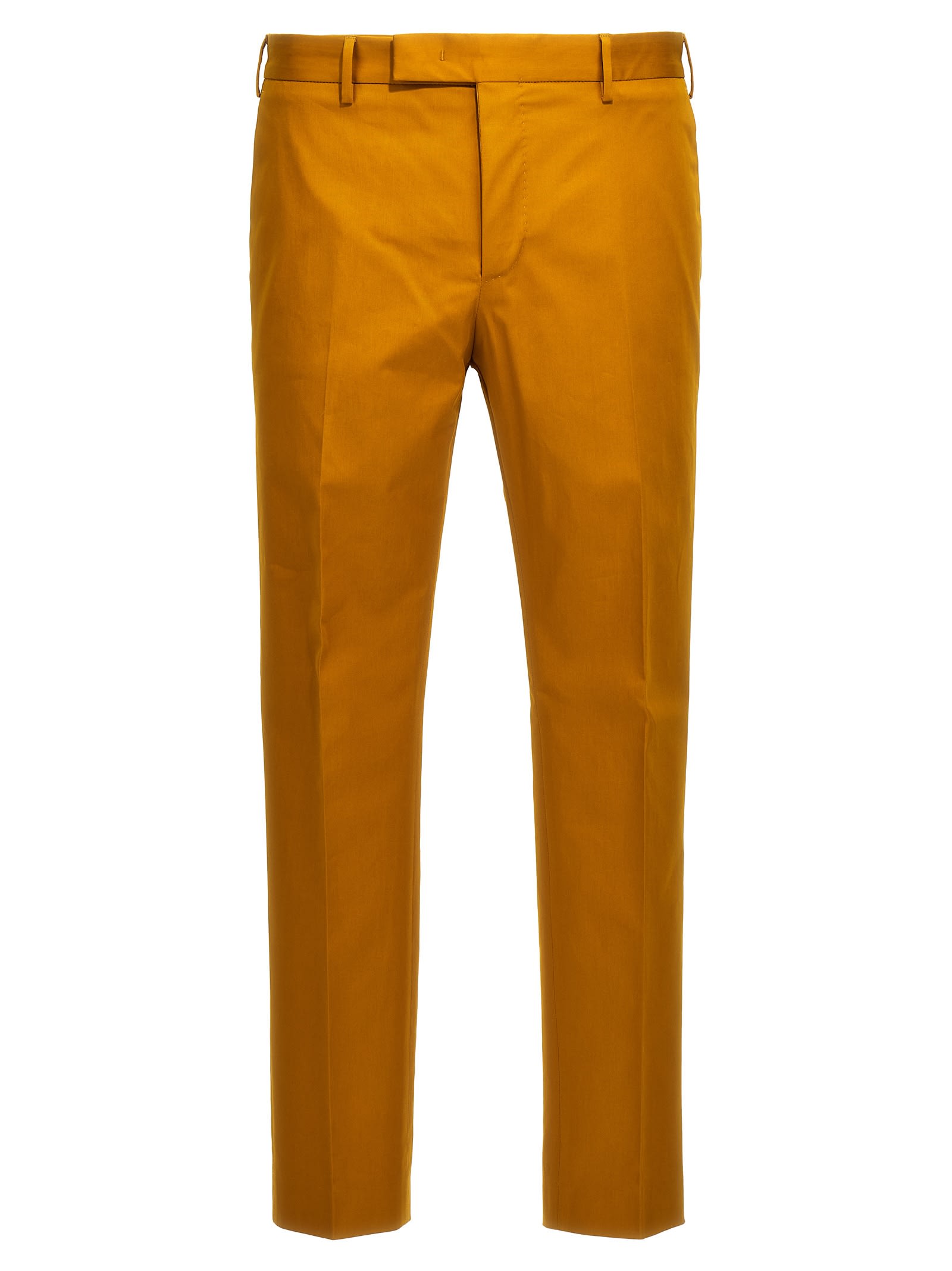 Pt01 Dieci Trousers In Yellow