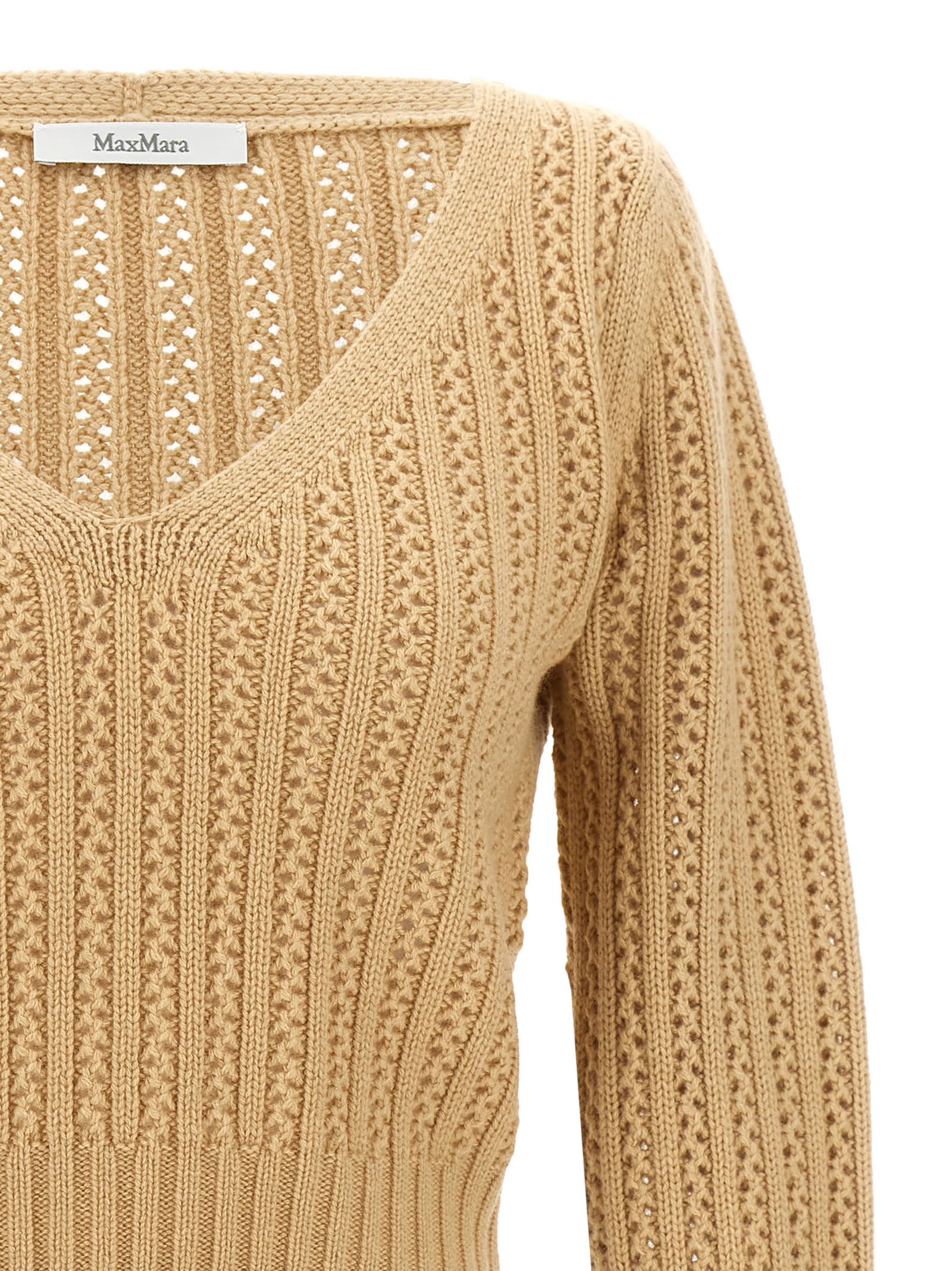 Shop Max Mara Ifrem Sweater In Brown