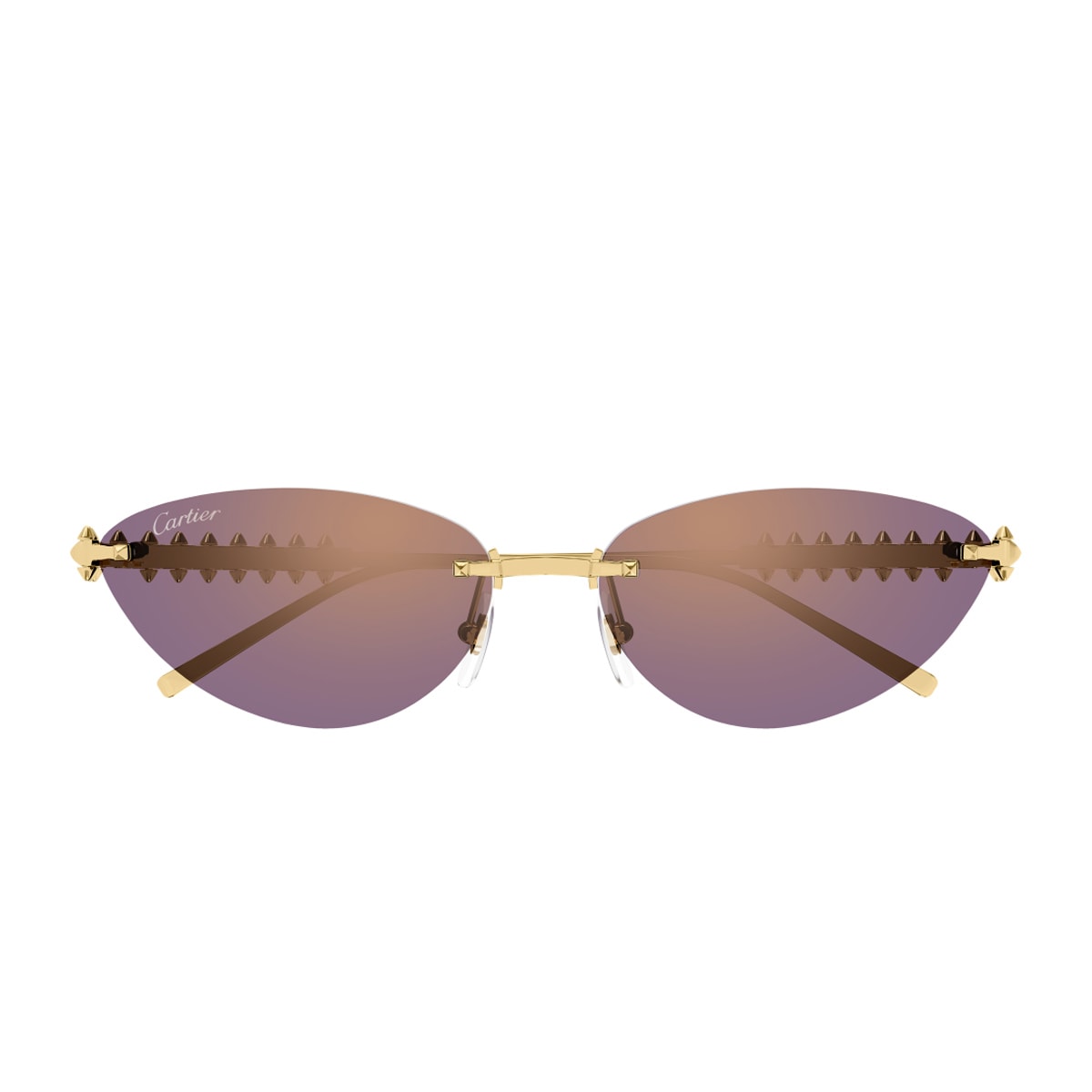 Cartier Clash Sunglasses In Gold