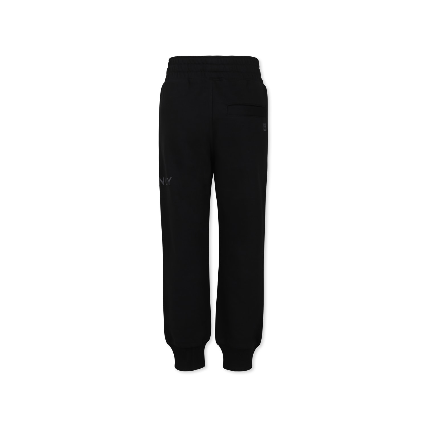 Givenchy Black Trousers For Boy With Logo In Black