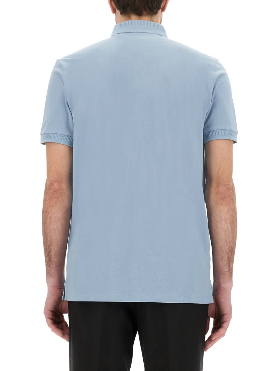 Hugo Boss Hugo Dereso 232 Polo T Shirt Blue In Azure