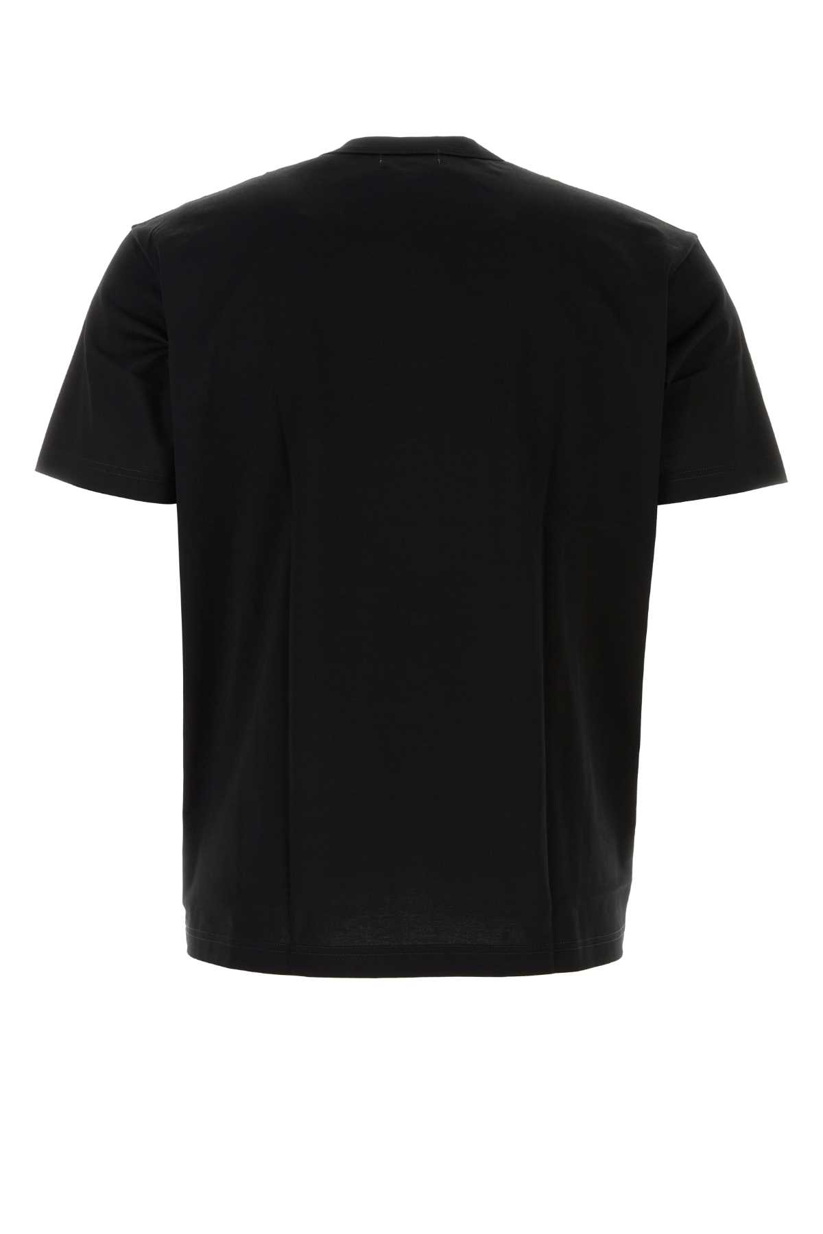 Shop Junya Watanabe Black Cotton T-shirt