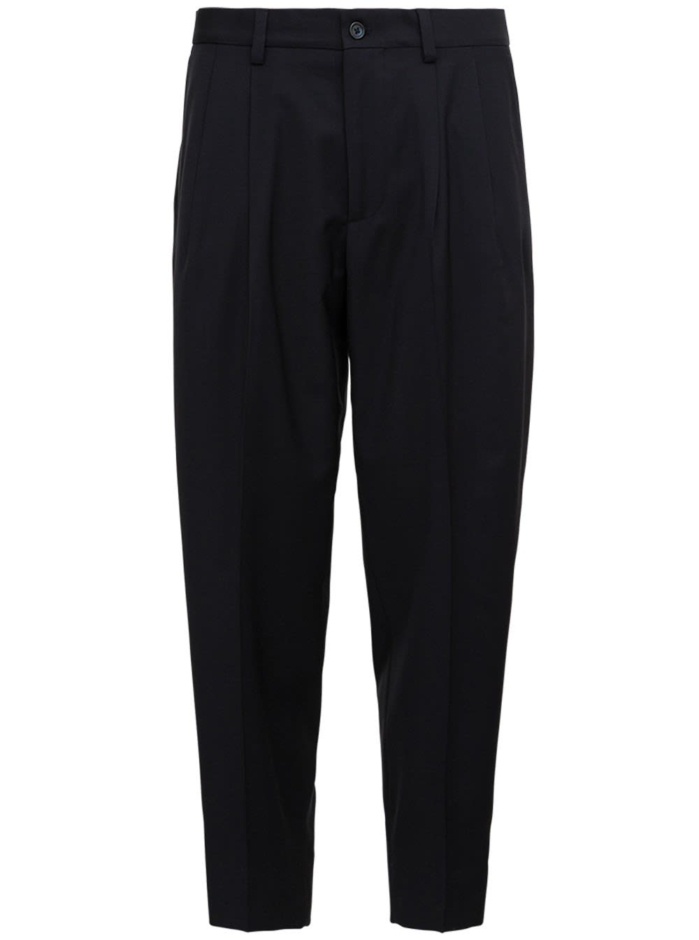Dolce & Gabbana Black Cotton Tailored Pants